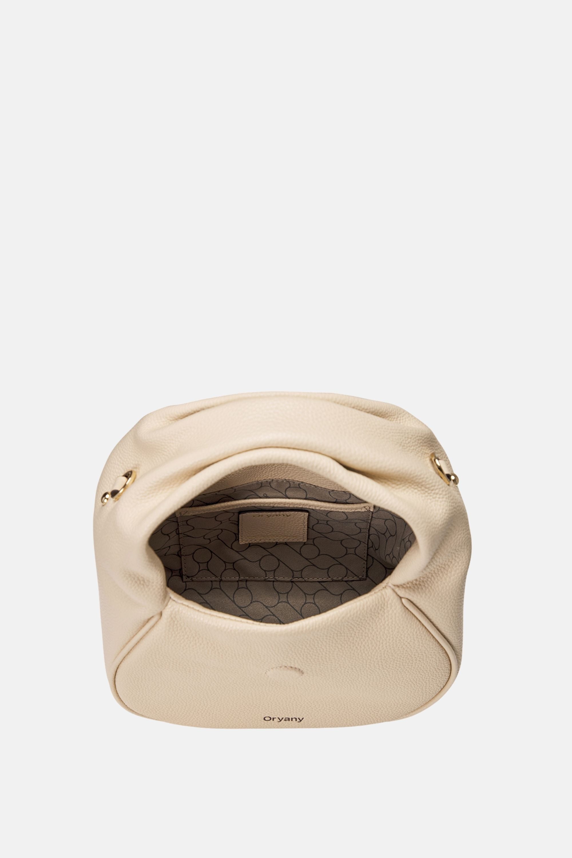 Oryany - Anaan Medium Satchel Tote – Top Handle Crossbody Bag - Cream Leather