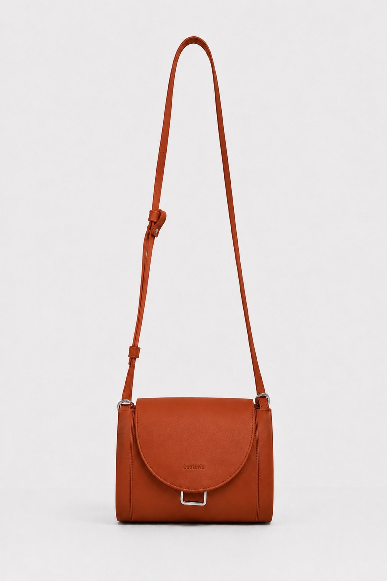 Ecotorie Nora Leather Crossbody Bag Rust