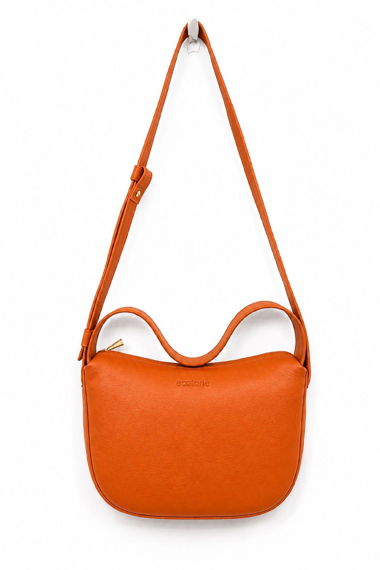 Ecotorie Peggy Leather Crossbody/Shoulder Bag Caramel