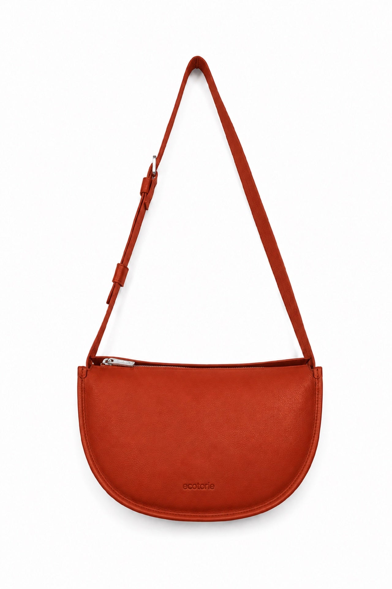 Ecotorie Dora Leather Crossbody Bag Rust