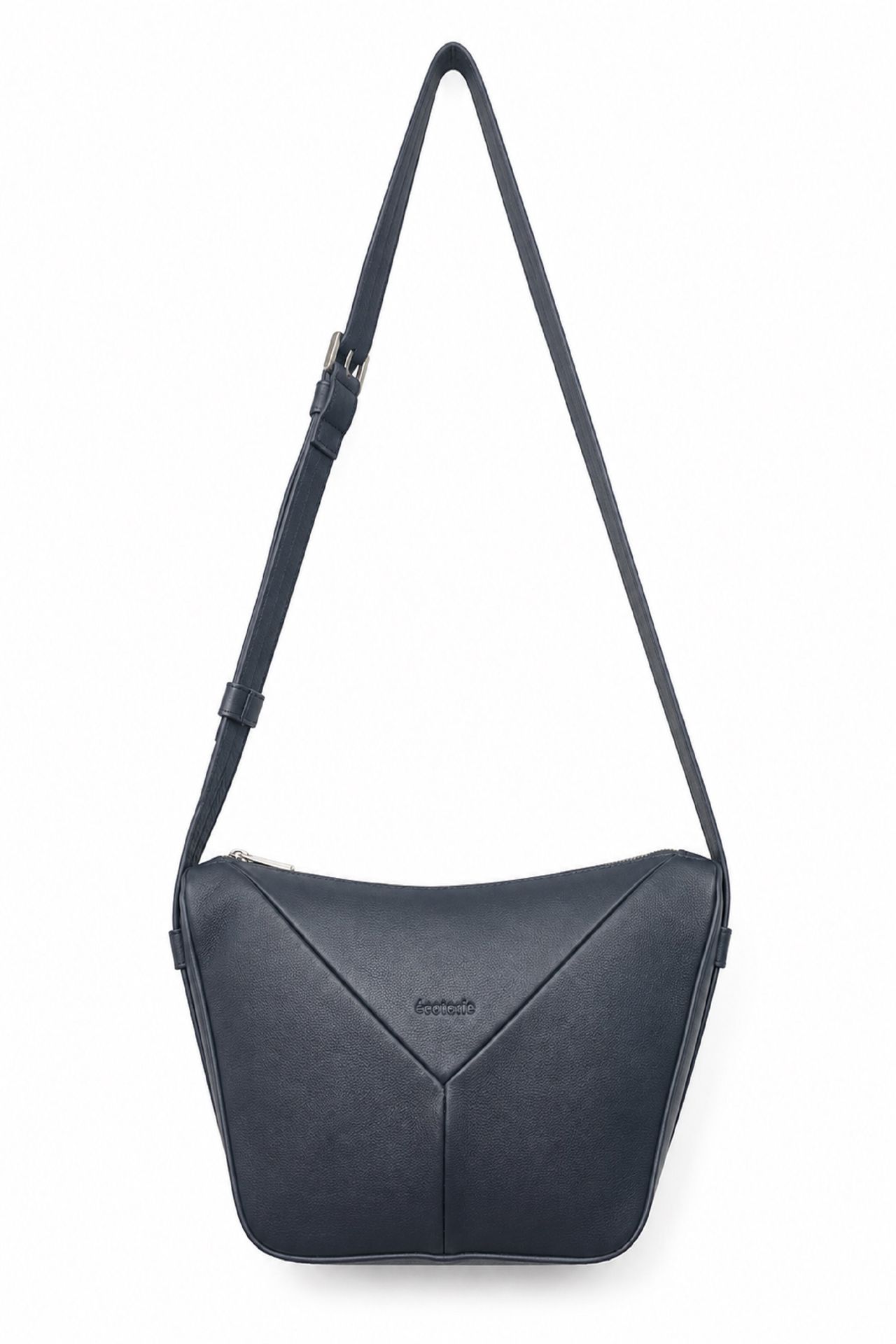 Ecotorie Lotta Leather Crossbody/X-Body Bag Black