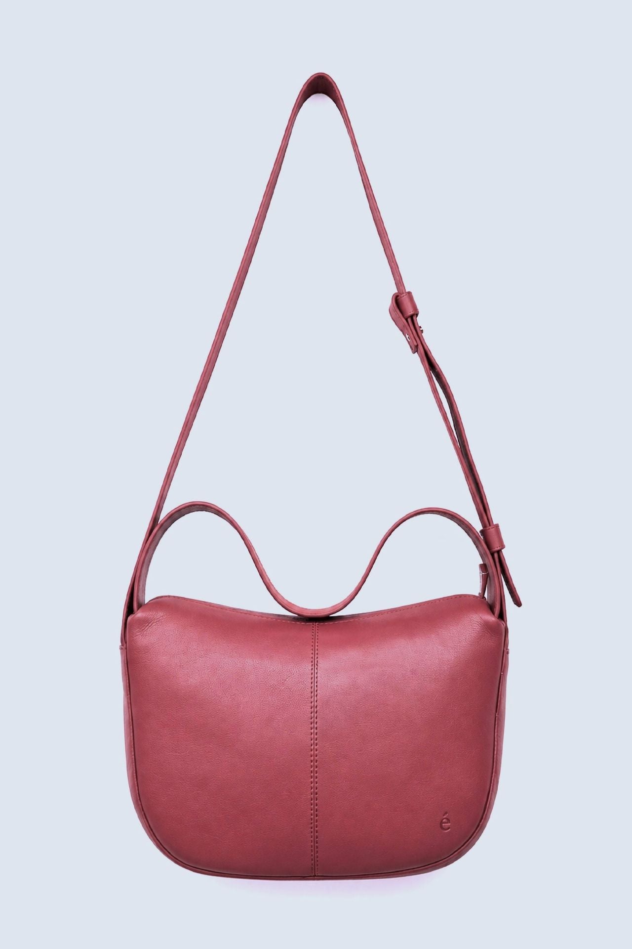 Ecotorie Peggy Leather Crossbody/Shoulder Bag Wine