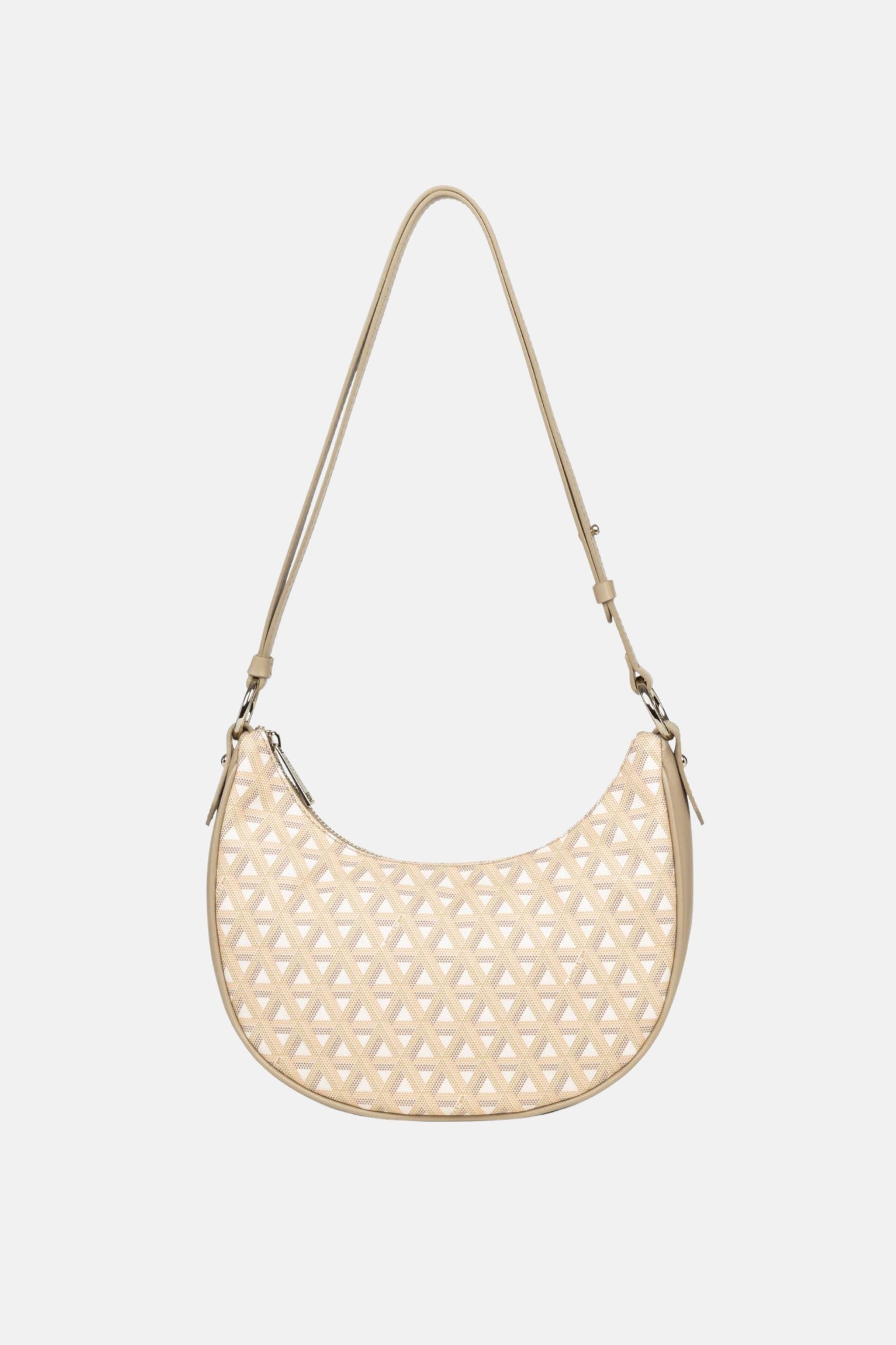 Lancaster Ikon It Hobo Bag Beige