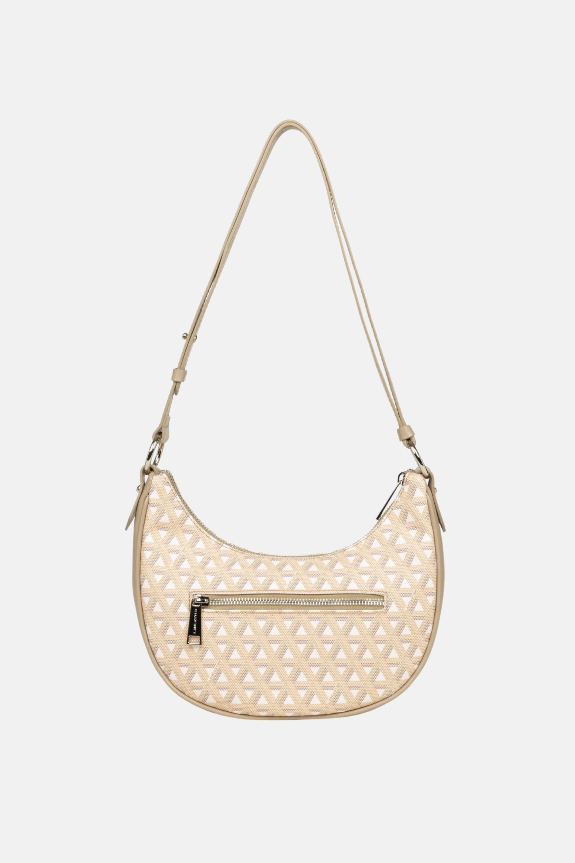 Lancaster Ikon It Hobo Bag Beige