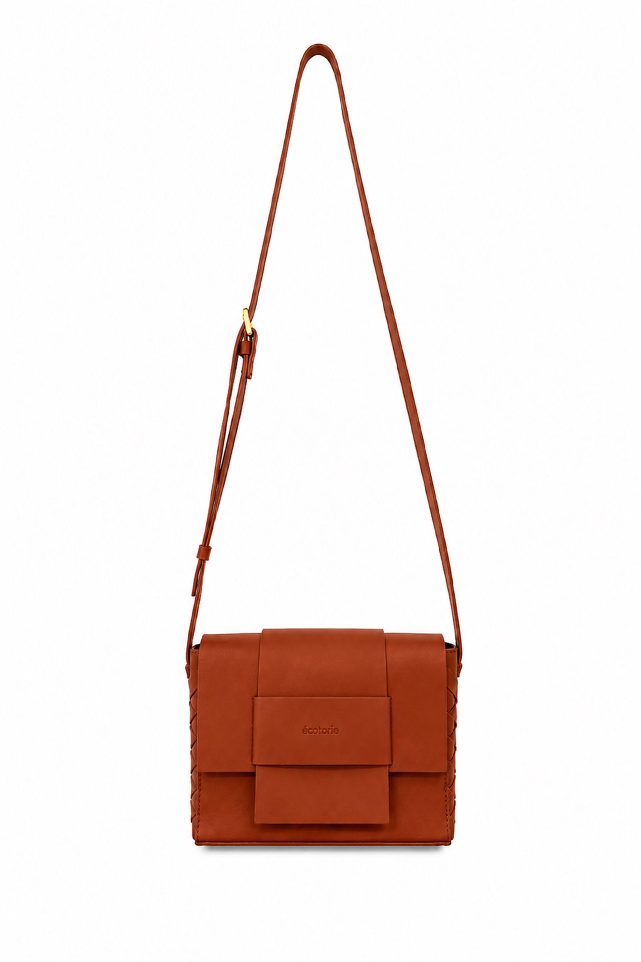 Ecotorie Iris Leather Crossbody bag Rust