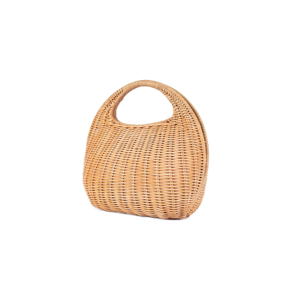 Ayla Rattan Small Satchel