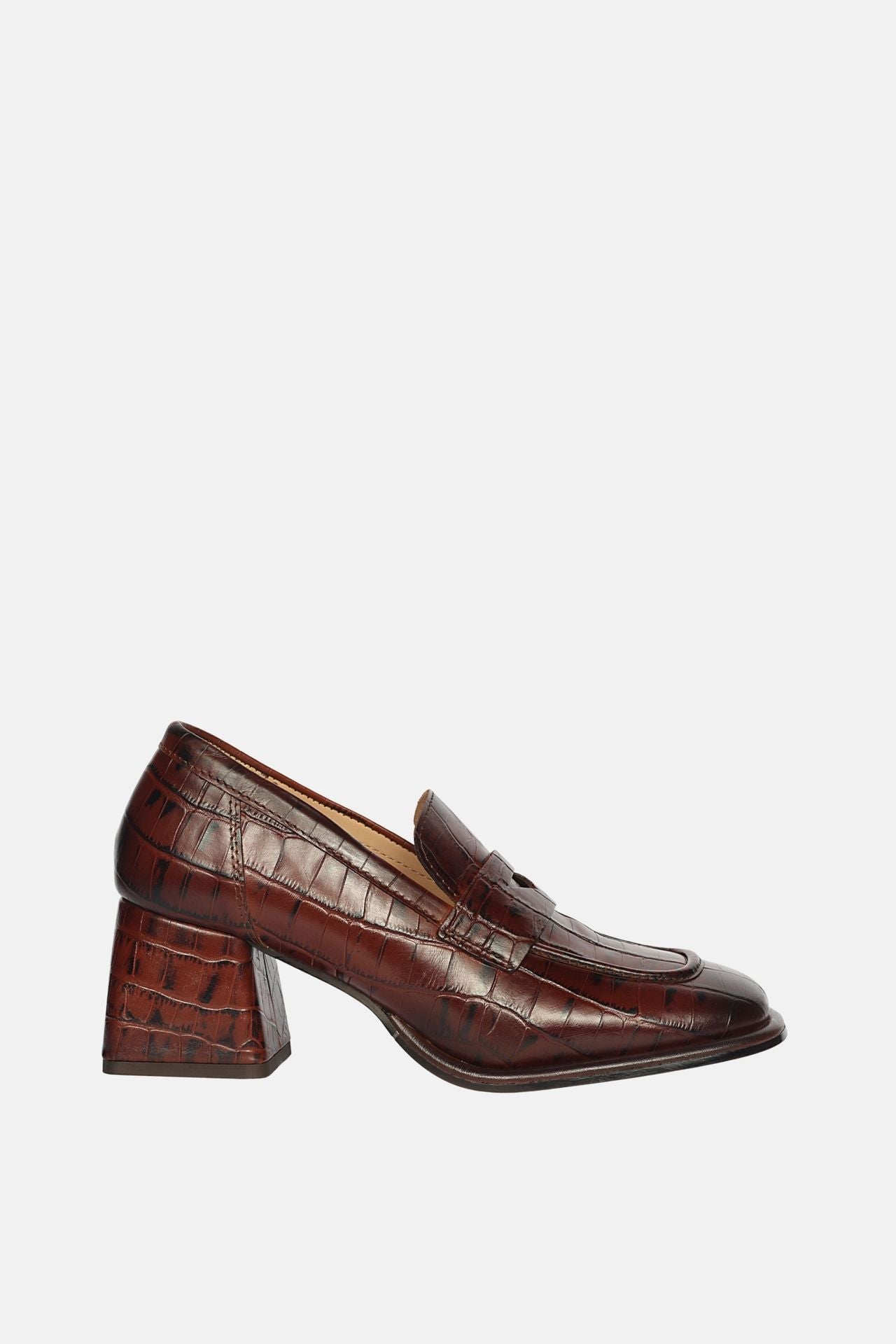 Saint G - Viviana Croco - Heel Loafers