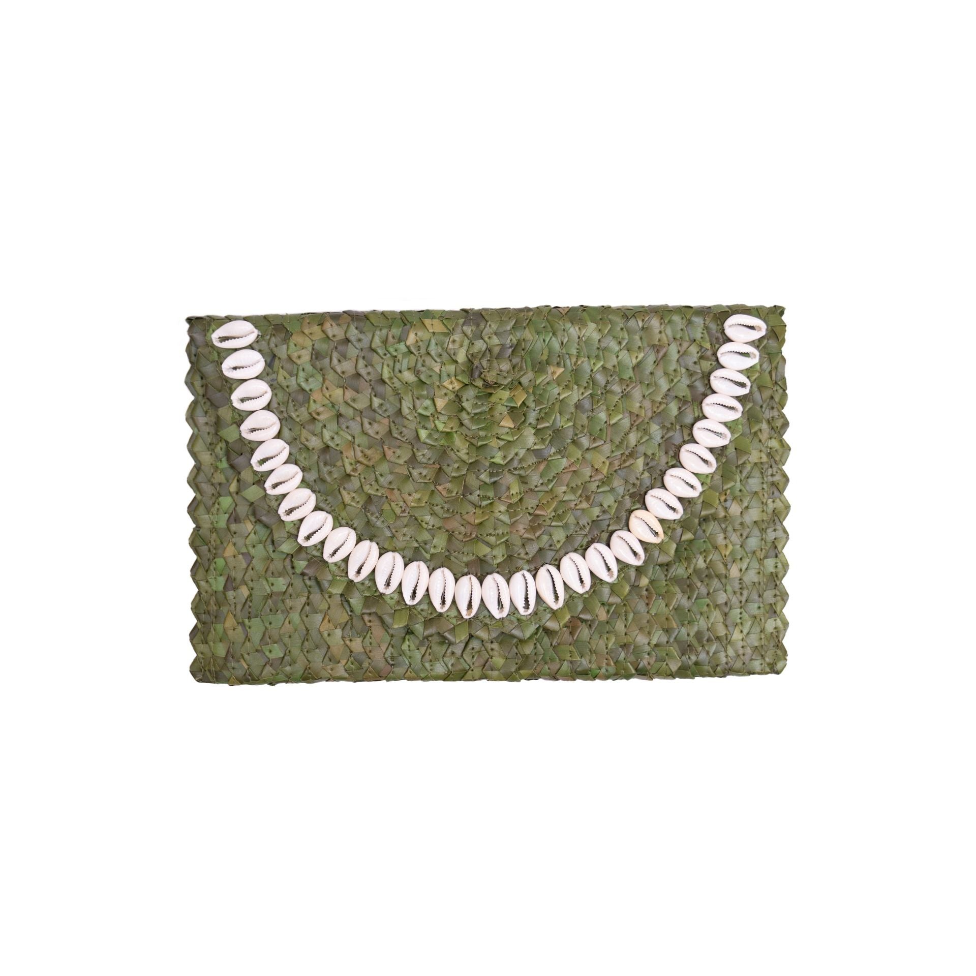 Jelavu - Coco Moss Green Small Clutch Bag