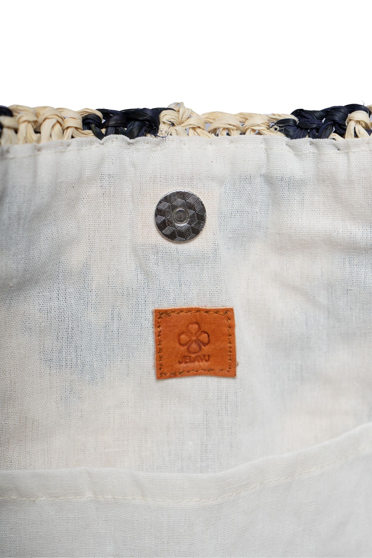 Jelavu - Hampton Black / Natural Zebra Tote