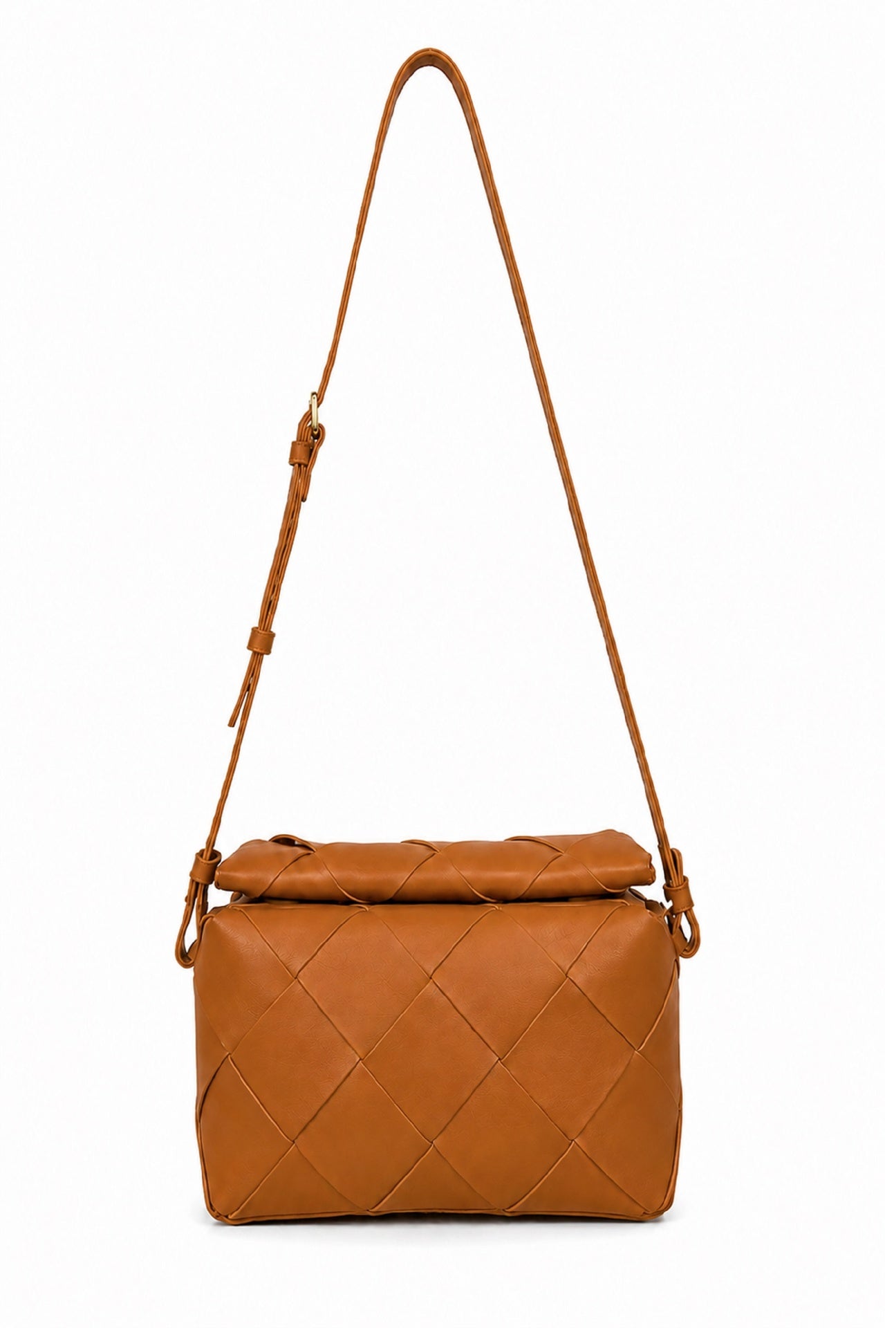 Ecotorie Maude Leather Crossbody Bag Caramel