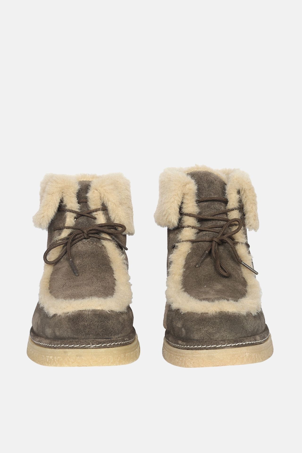 Jelavu Bari -  Suede & Shearling Ankle Boots