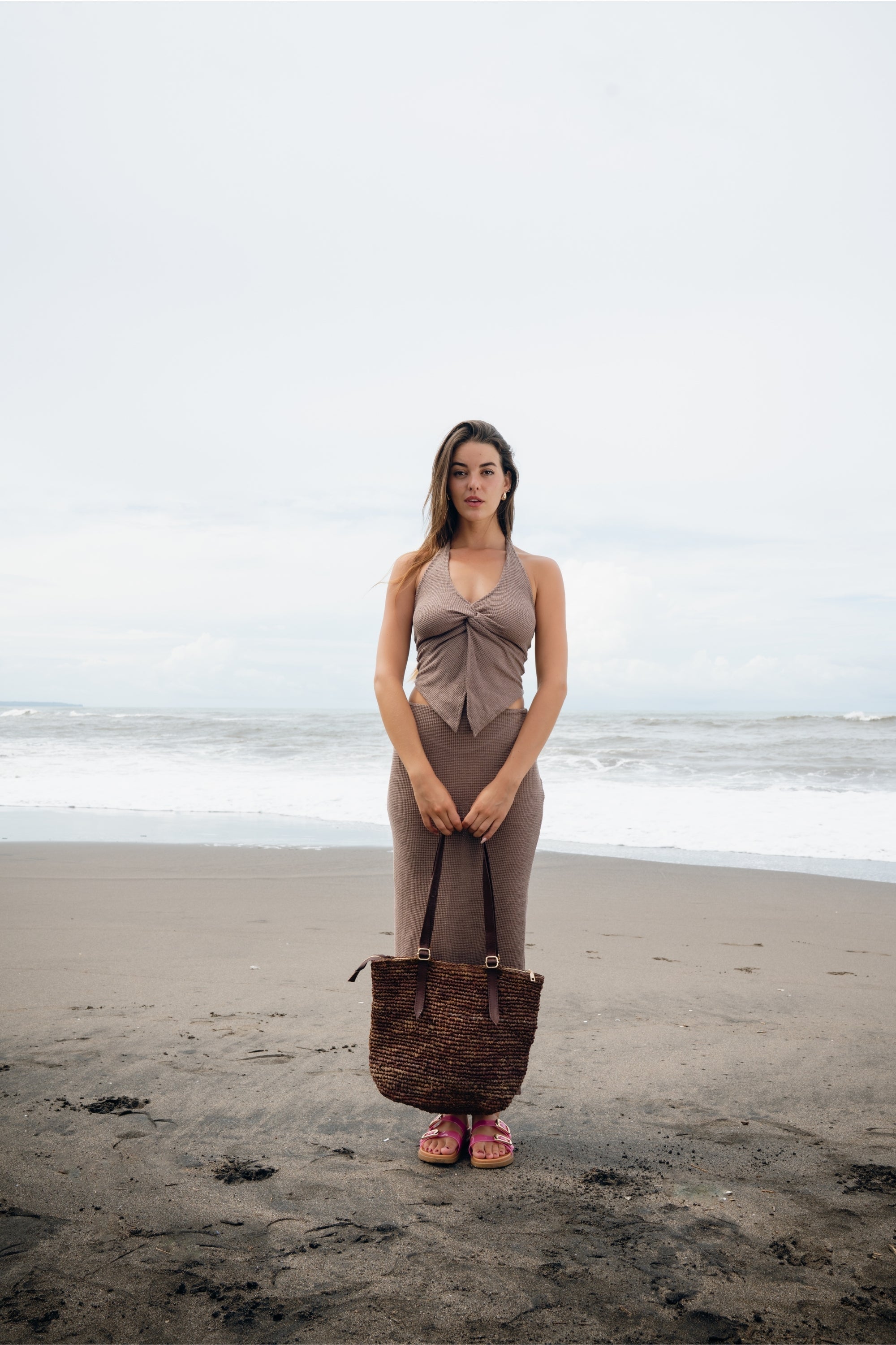 Jelavu - Carmela Chocolate Tote Bag