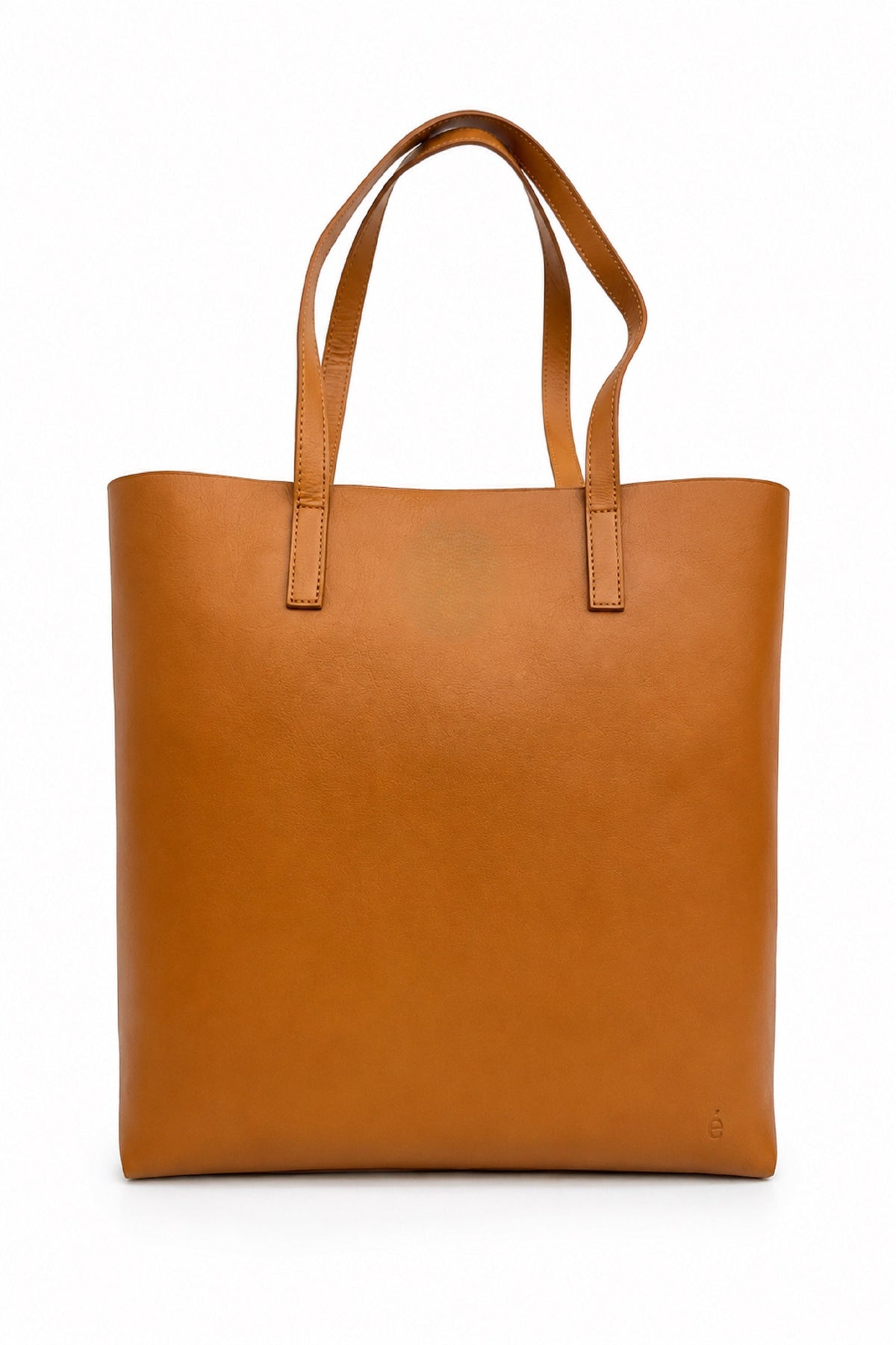 Ecotorie Agatha Leather Tote Bag-Caramel
