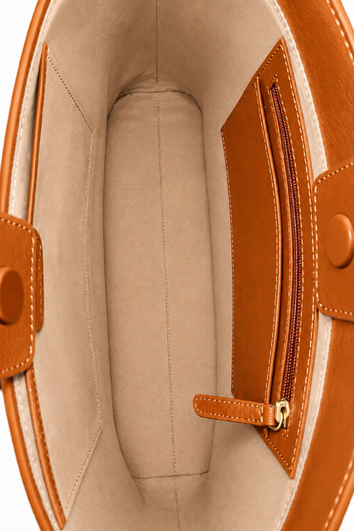 Ecotorie Brigitte Leather crossbody/Shoulder Bag-Caramel