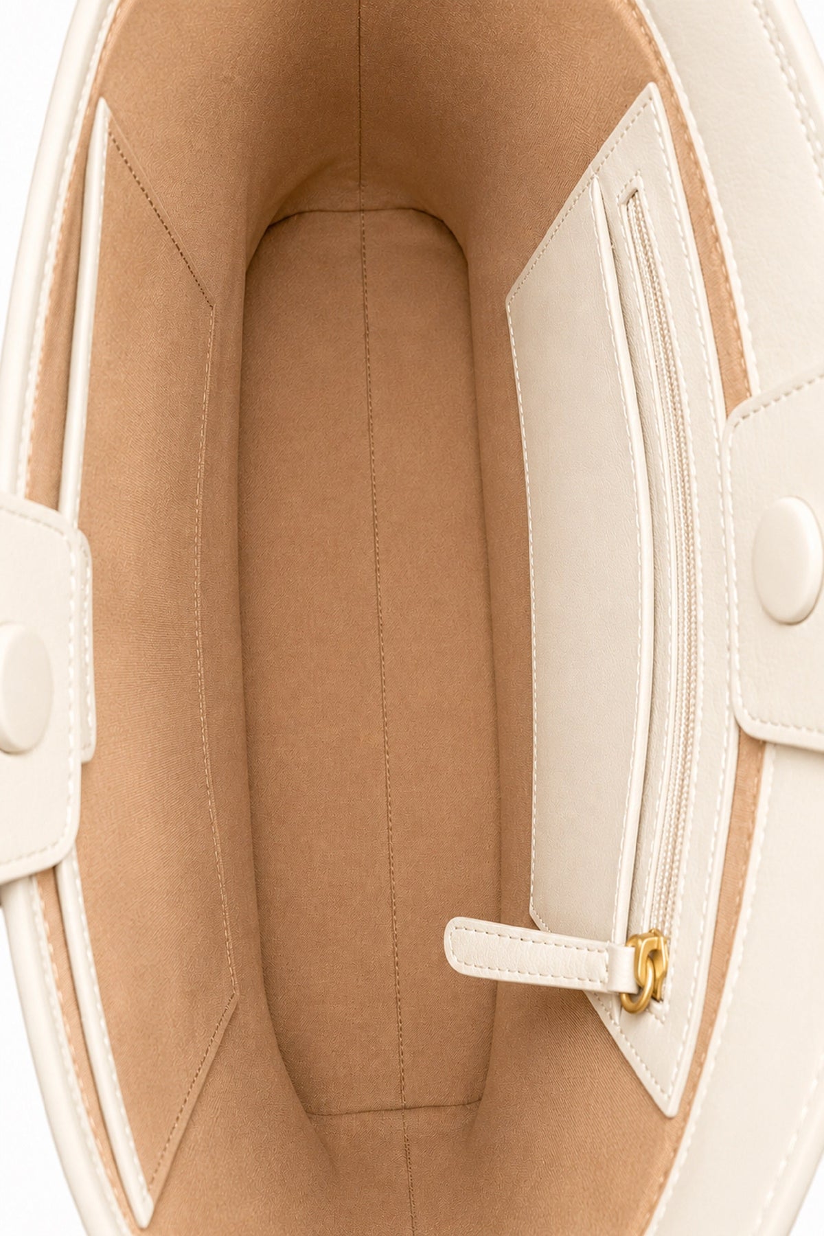 Ecotorie Brigitte Leather Crossbody/Shoulder Bag-Warm White