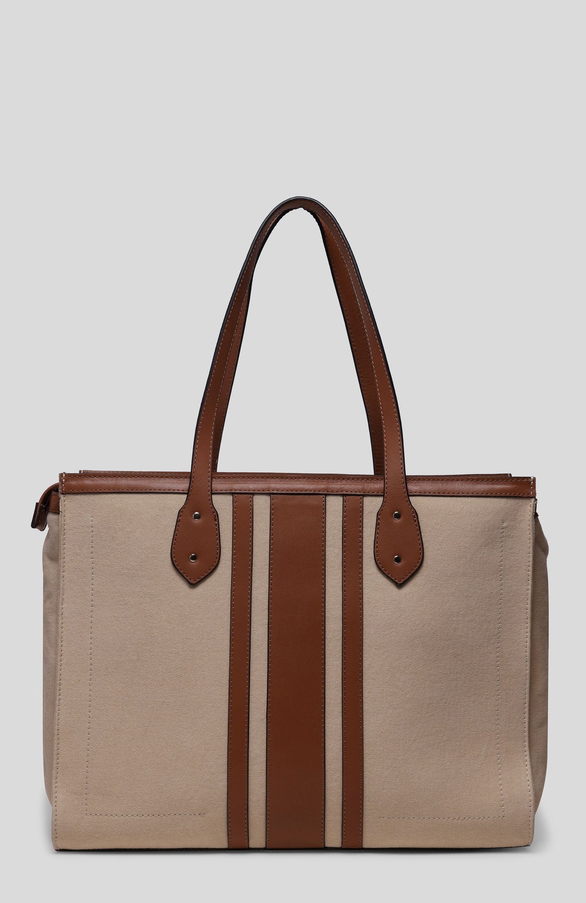 Ecotorie Springhill Canvas & Leather Tote Bag in Tan - image 2