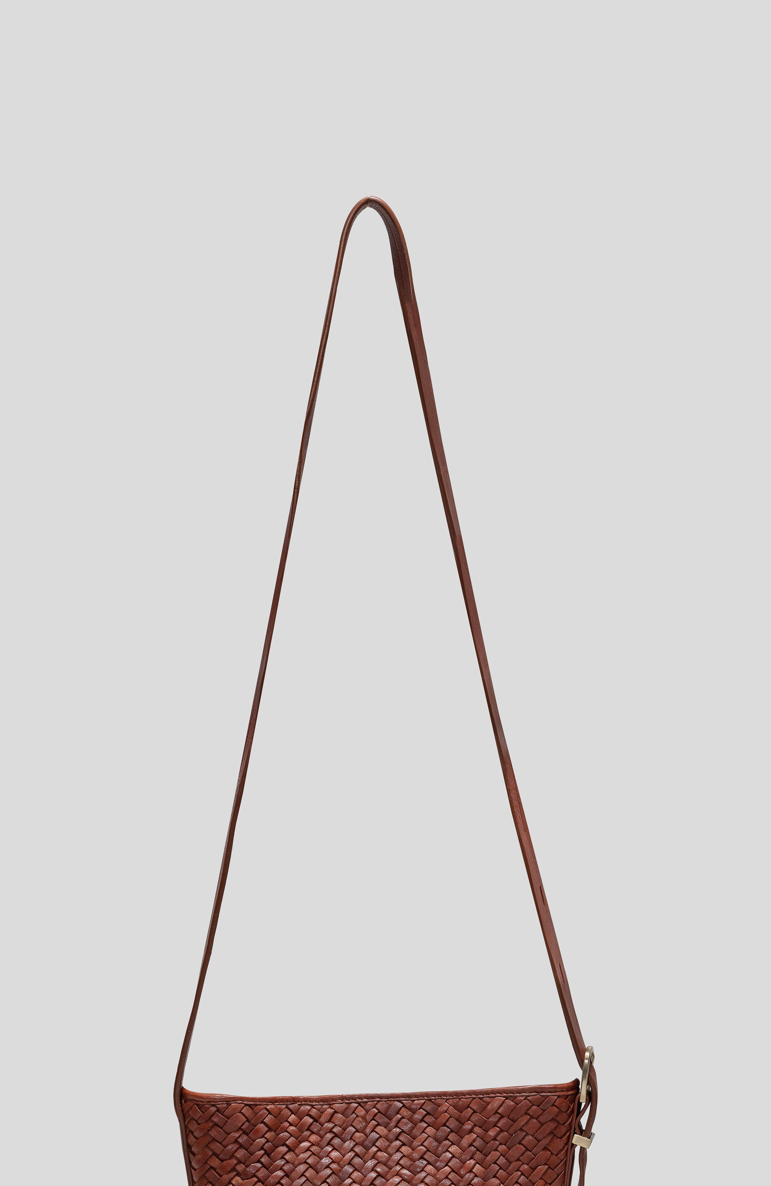 Ecotorie Waco Leather Bucket Bag Brandy