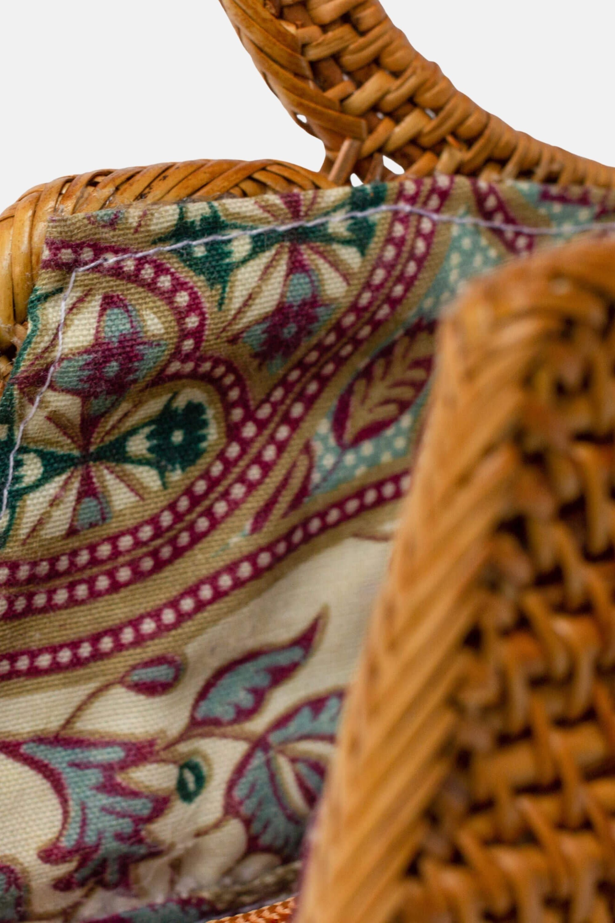 Jelavu - Monterey Rattan Round Top Handle Medium - Tan