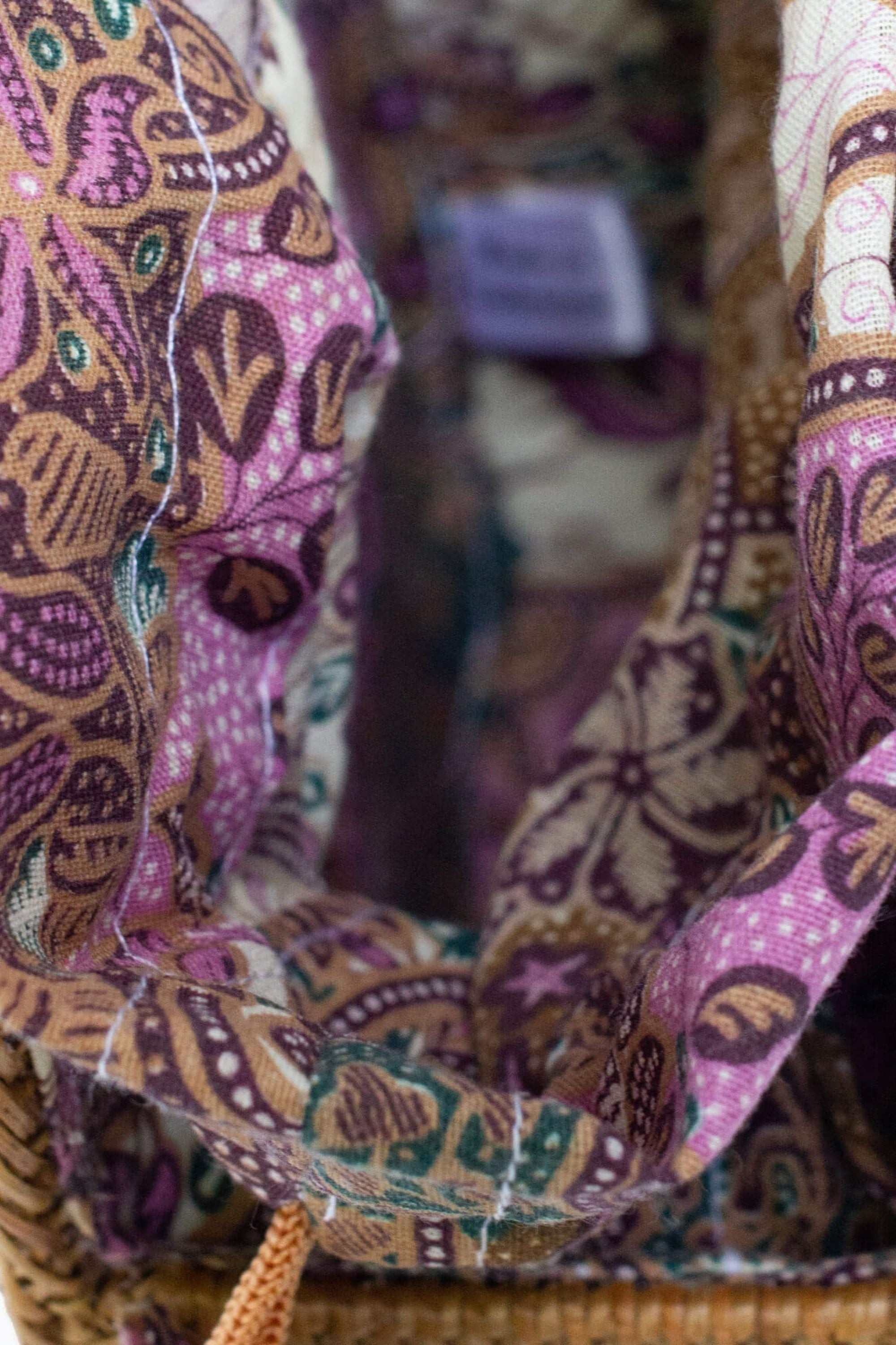 Jelavu - Vita - Rattan Medium Satchel - Tan