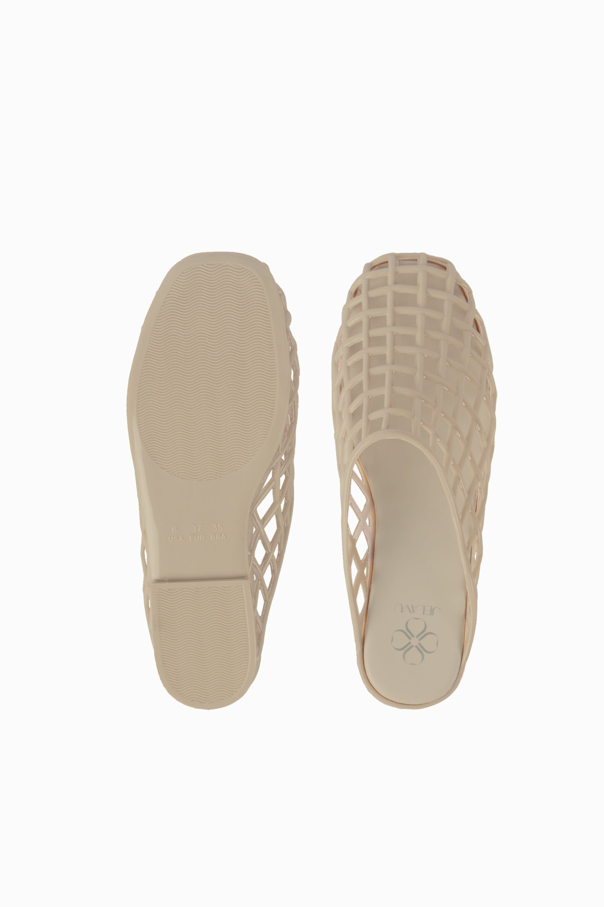 Jelavu -Glimmr Beige Mules