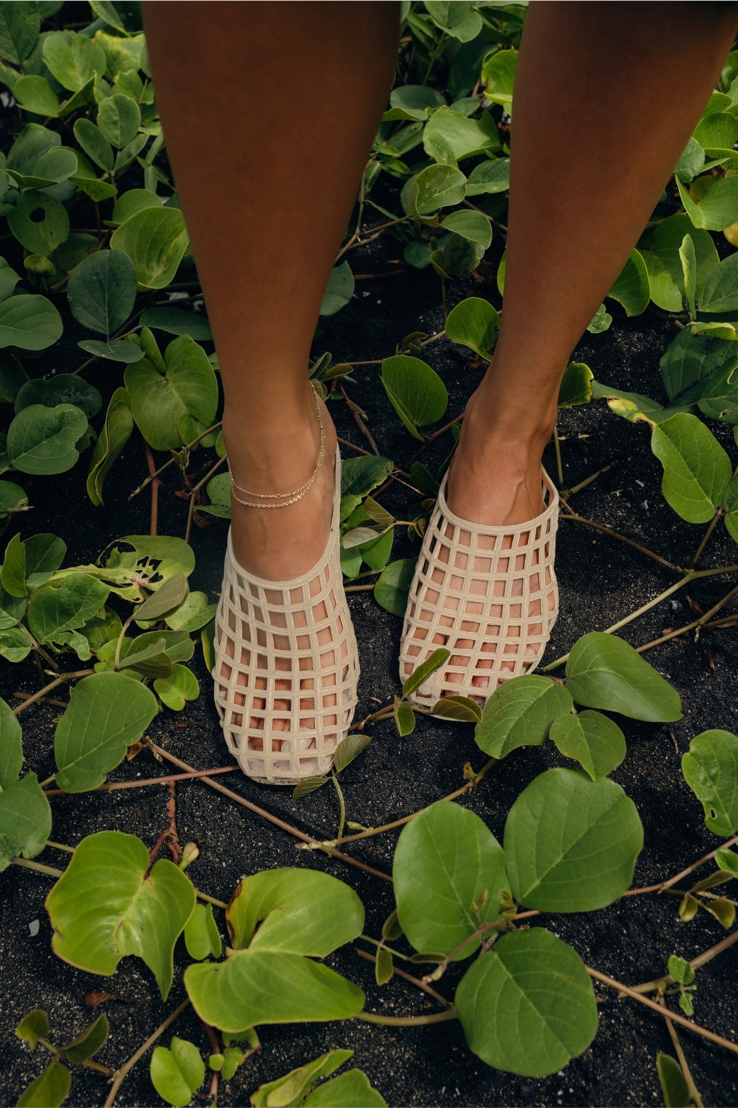Jelavu -Glimmr Beige Mules
