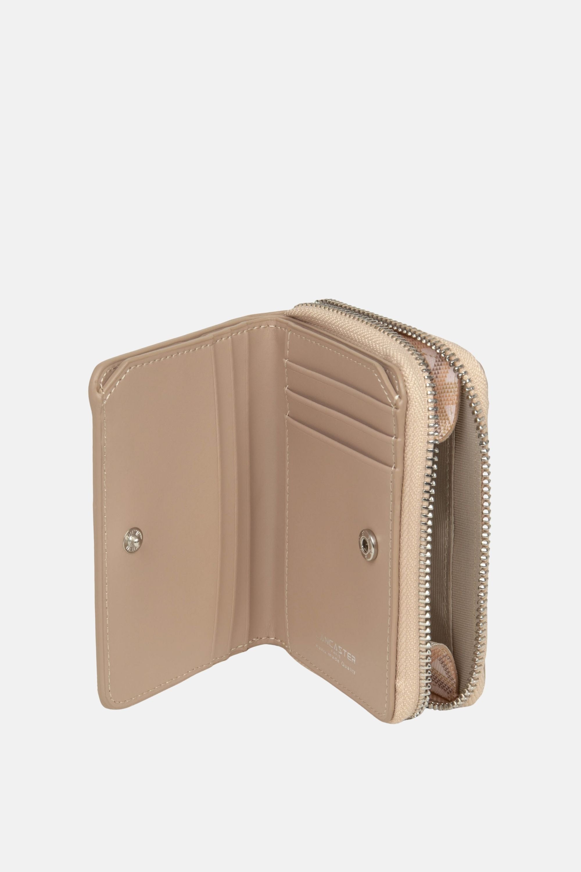 Lancaster Back-to-Back Zipped Wallet Ikon - Backpack Beige