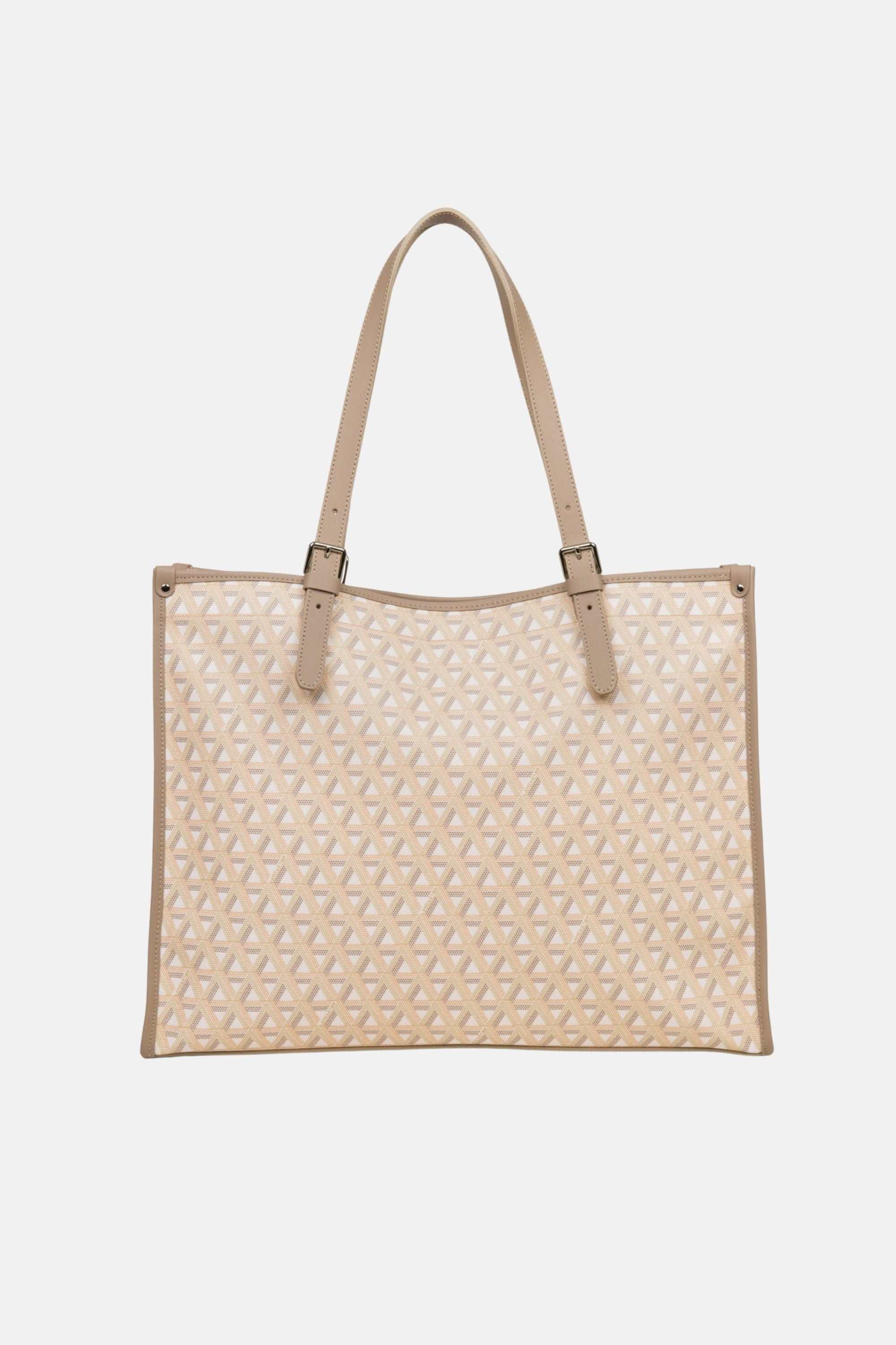 Lancaster Shoulder Tote Bag L Ikon - Shoulder - Beige / One size