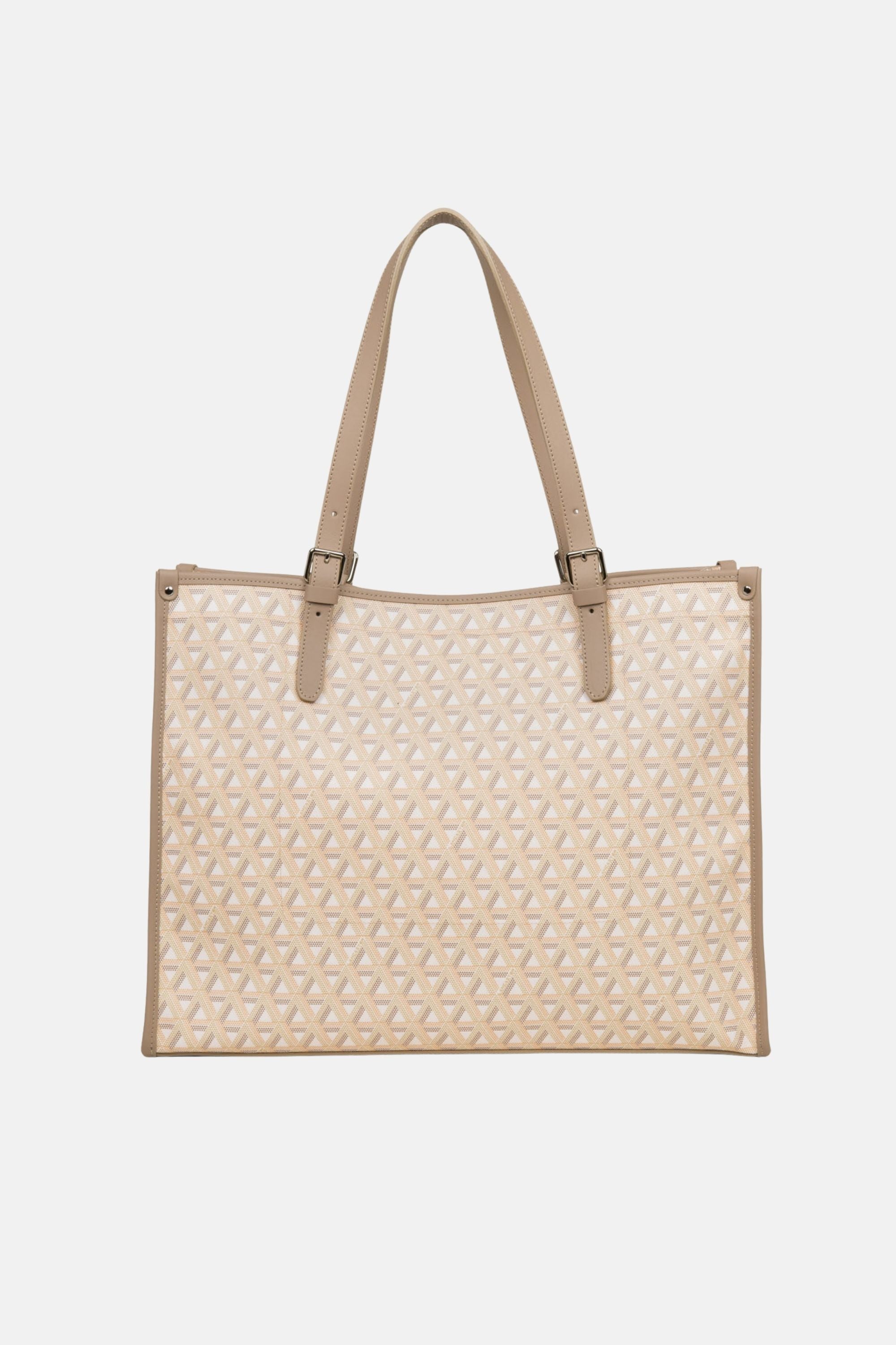 Lancaster Shoulder Tote Bag L Ikon - Shoulder - Beige / One size