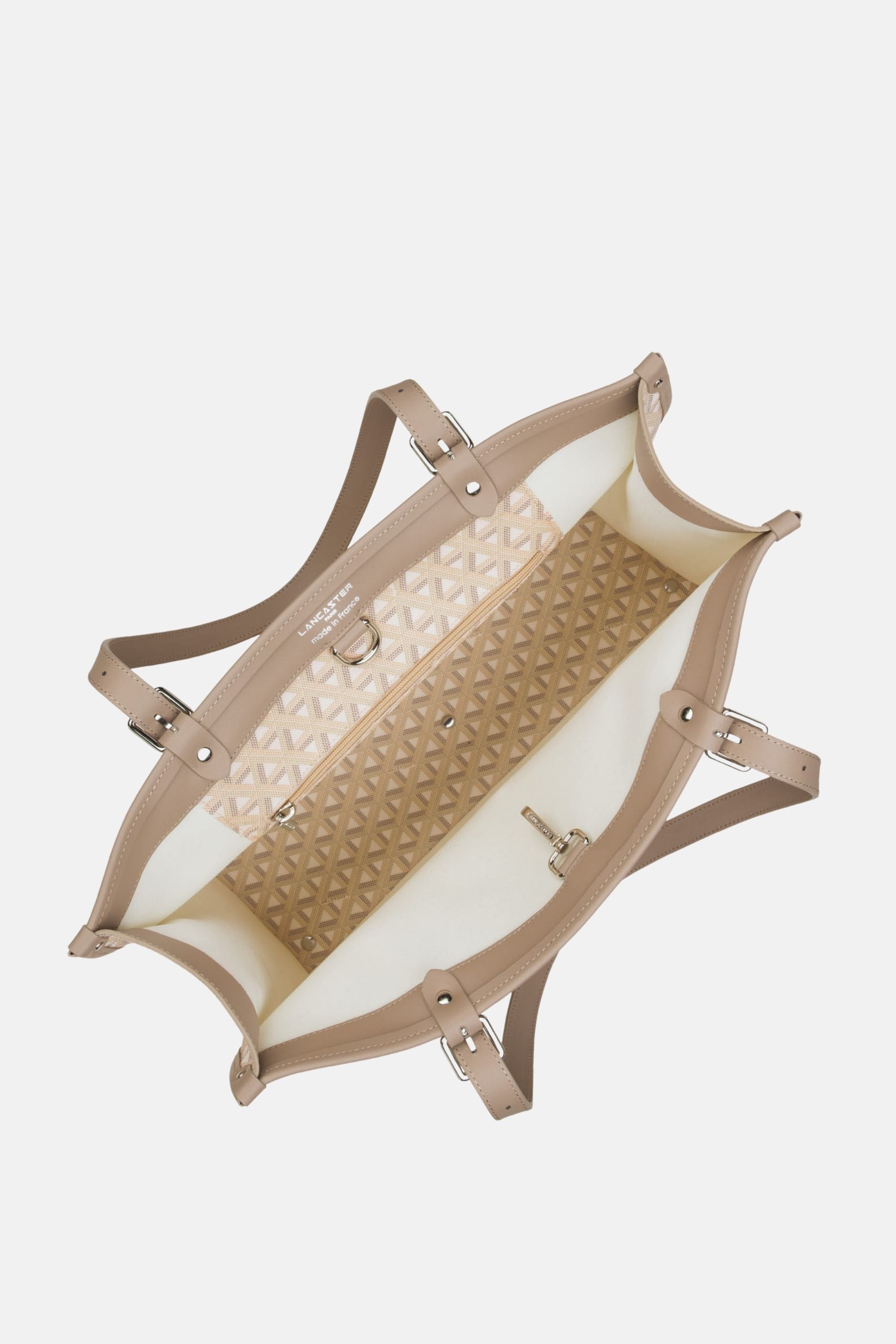 Lancaster Shoulder Tote Bag L Ikon - Shoulder - Beige / One size