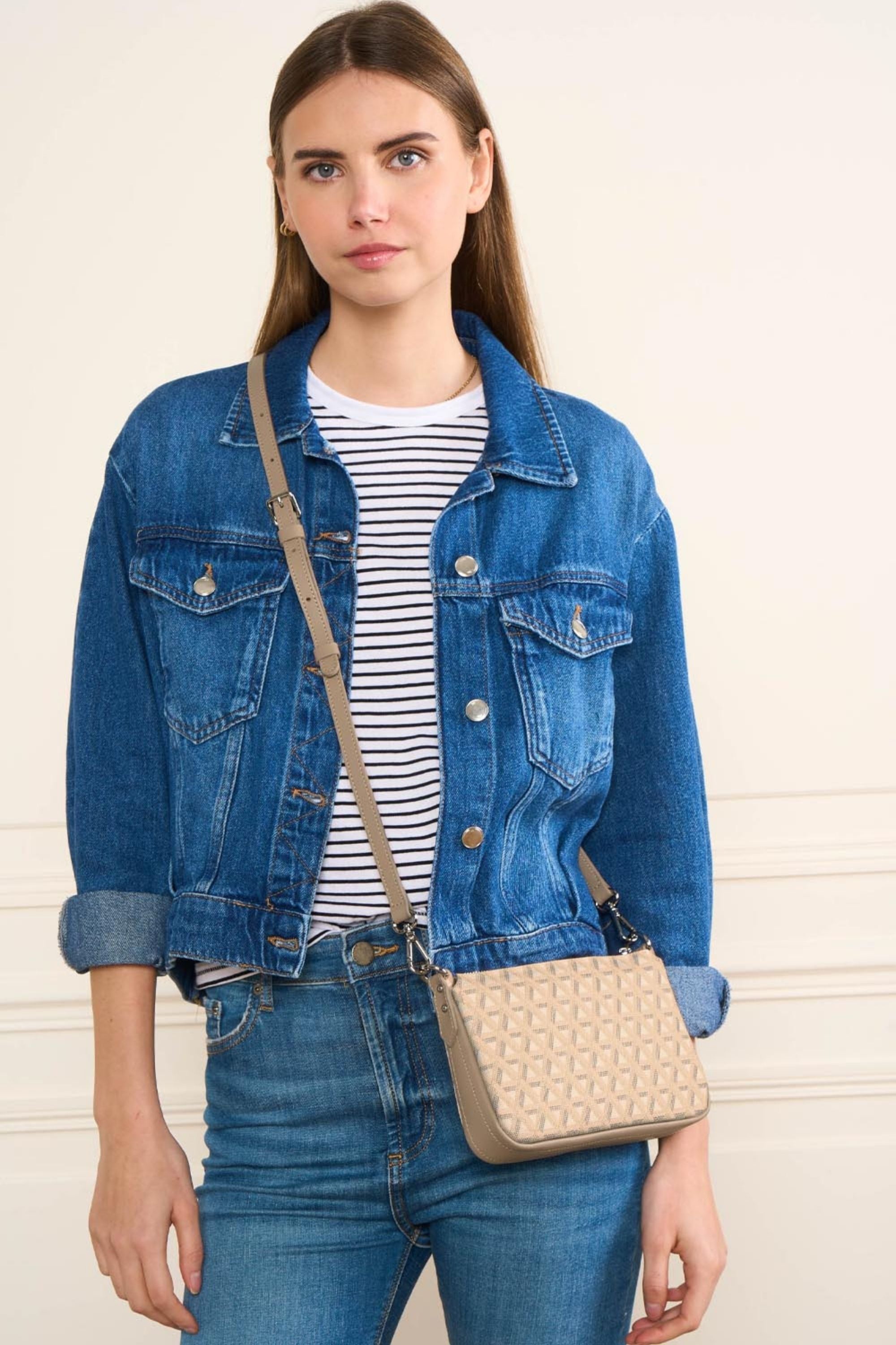 Lancaster Zipped Pouch S Ikon - Crossbody - Beige / One size