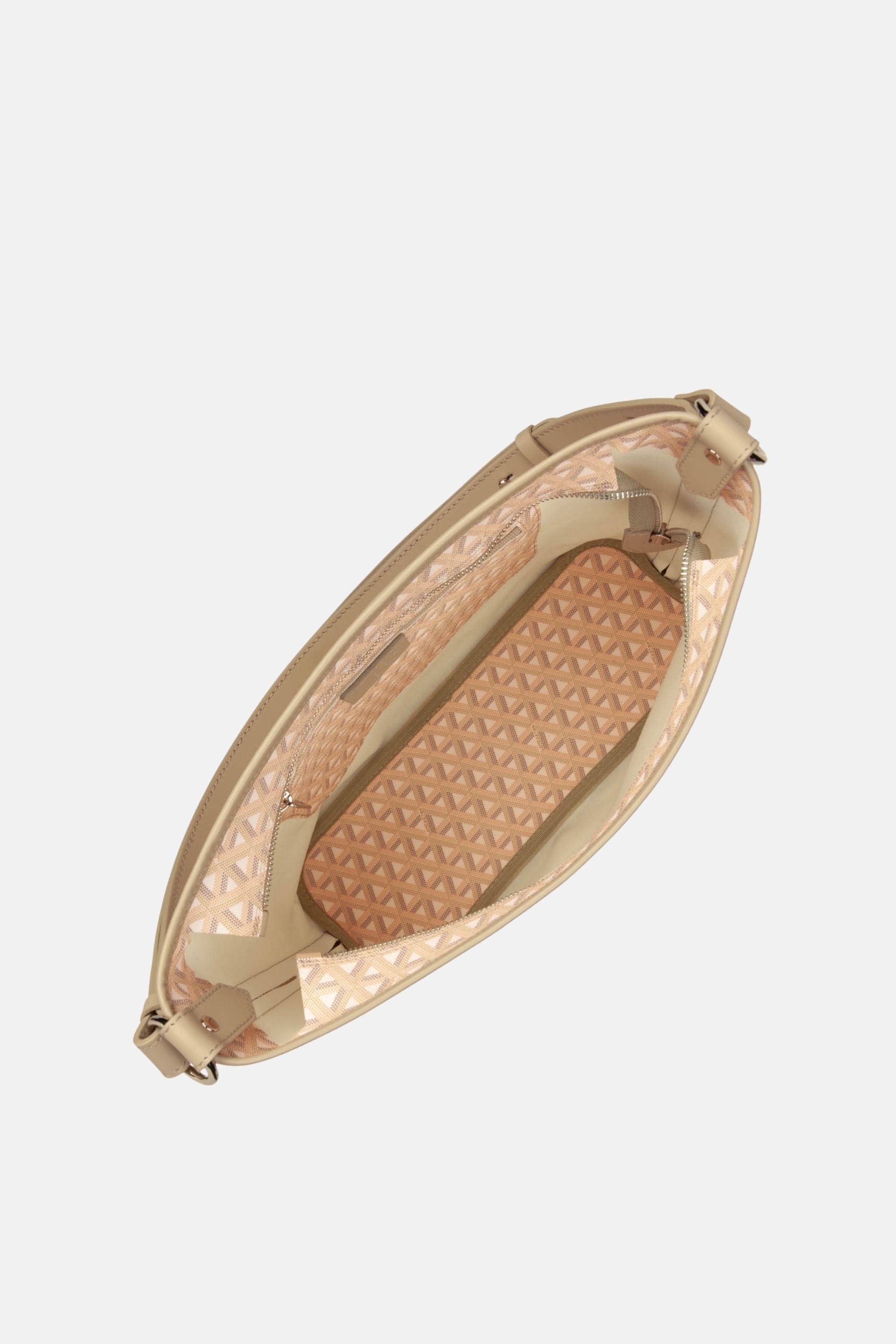 Lancaster Zipped Bucket Bag Ikon IT - Crossbody - Beige / One size