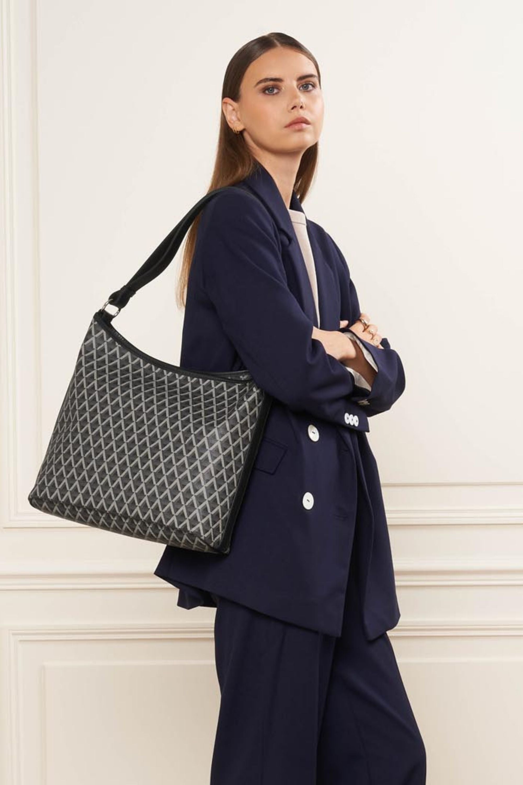 Lancaster Zipped Bucket Bag Ikon IT - Tote - Noir