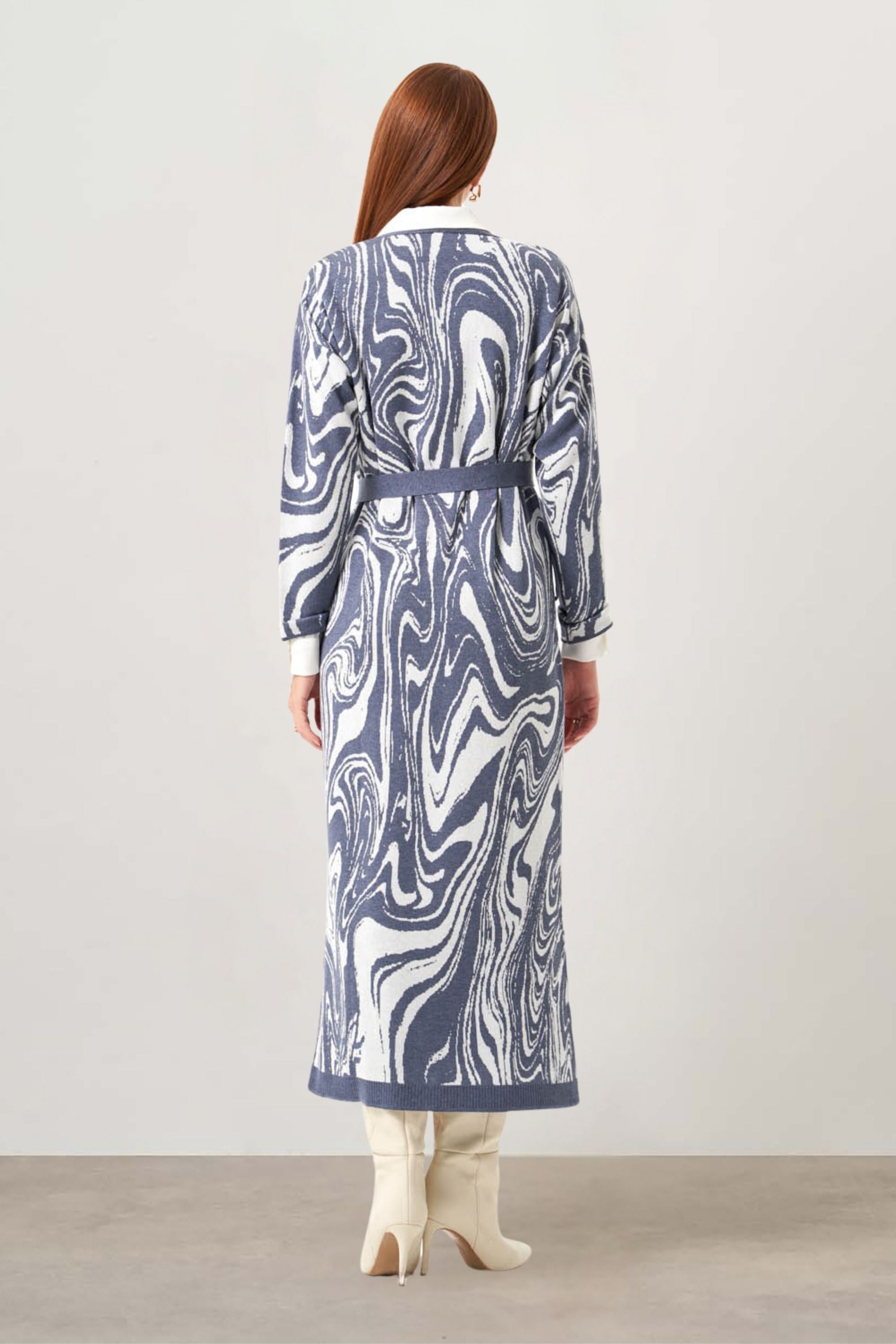 Mizalle - Cardigan Indigo Apparel