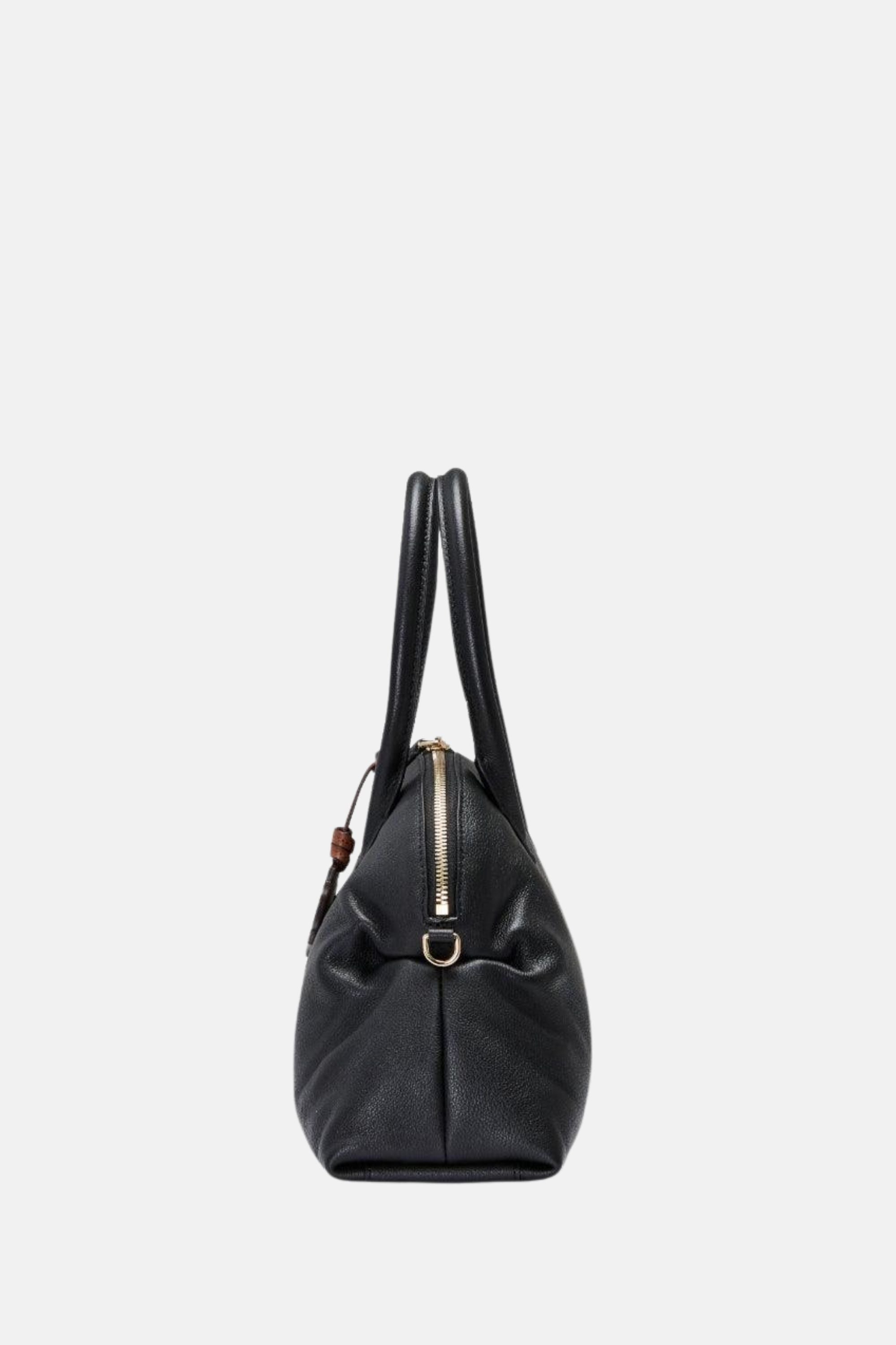 Oryany - Adele Top Handle Handbags - Black Leather