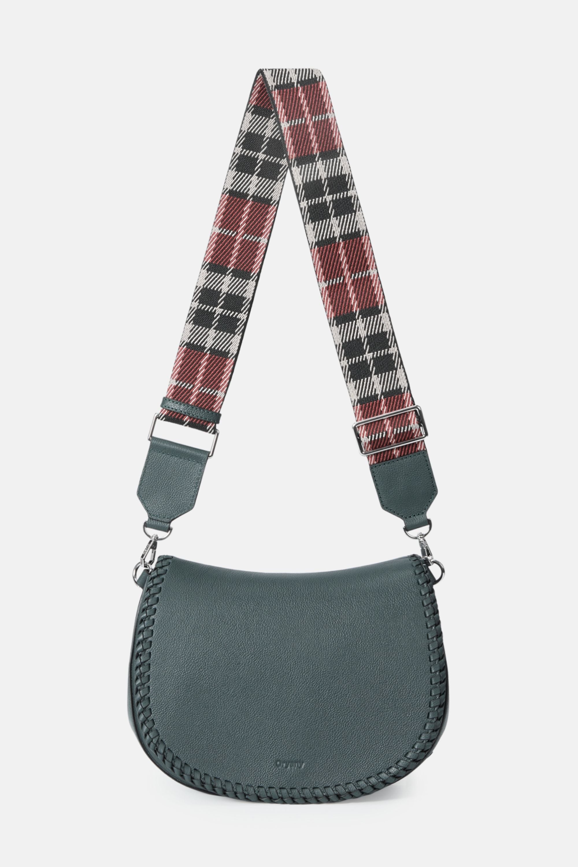 Oryany - Bentley Saddle Bag Medium - Deep Green Leather