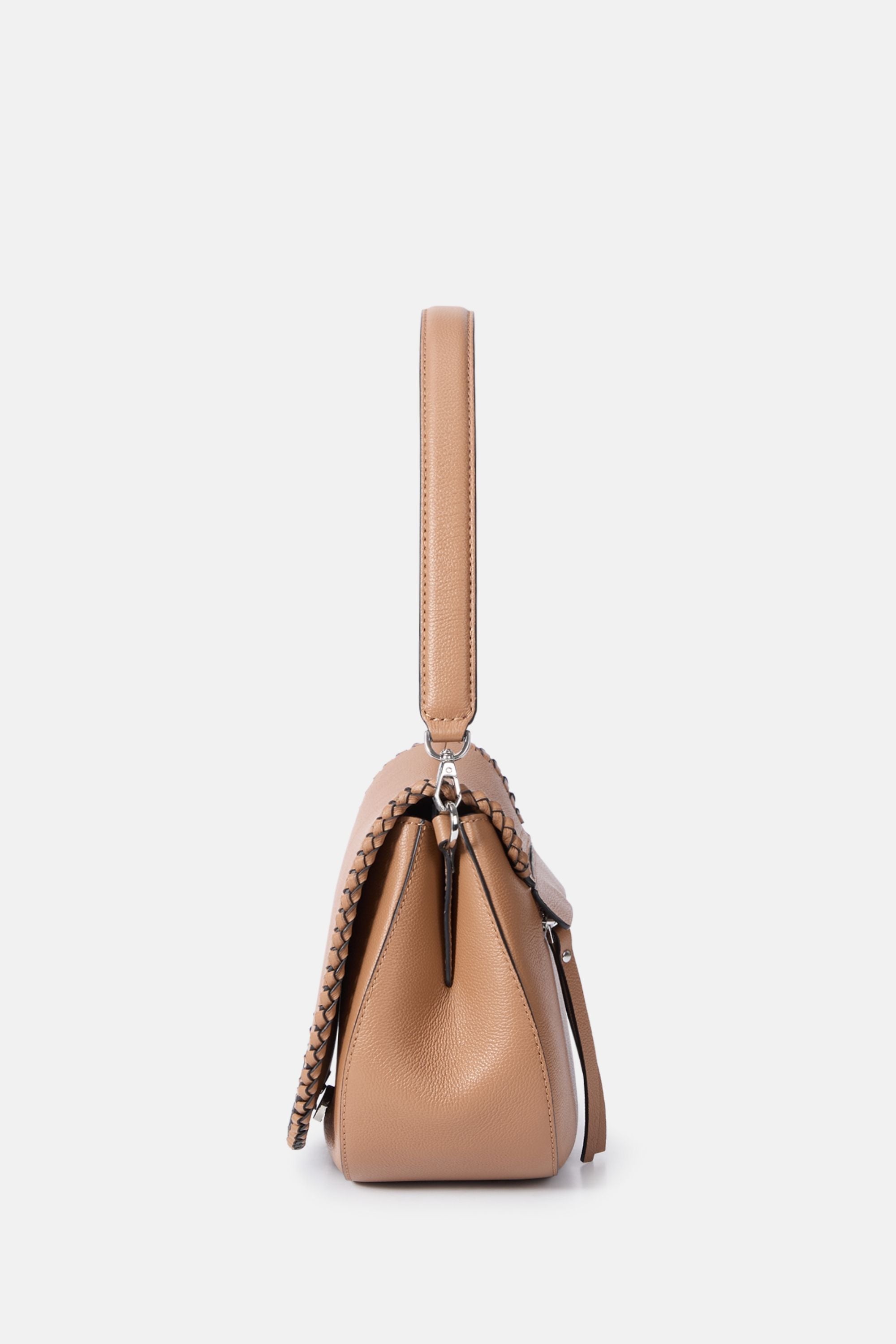 Oryany - Bentley Saddle Bag Medium - Sand Brown Leather