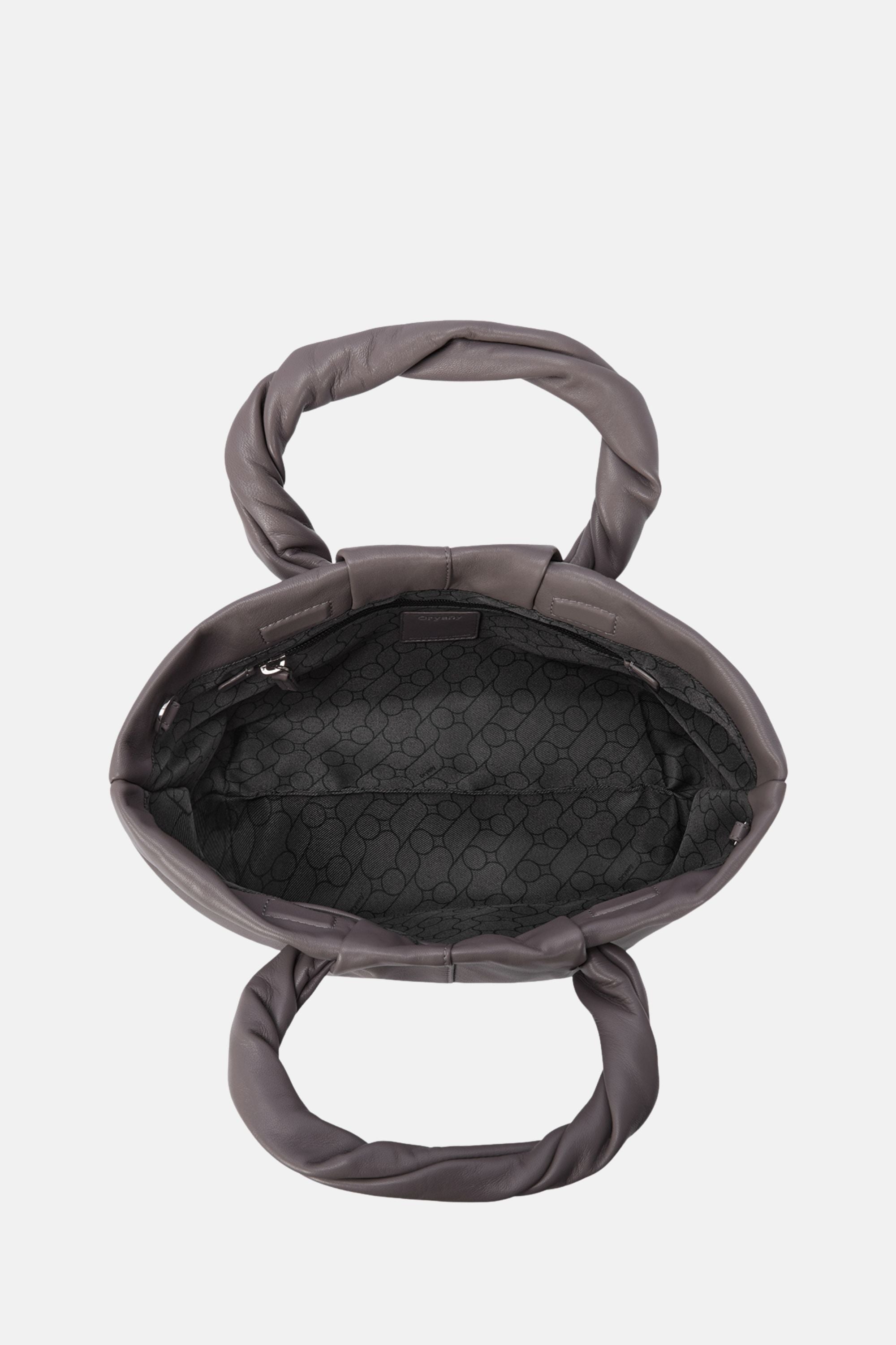 Oryany - Cozy Satchel Medium Crossbody Handbags - Warm Grey