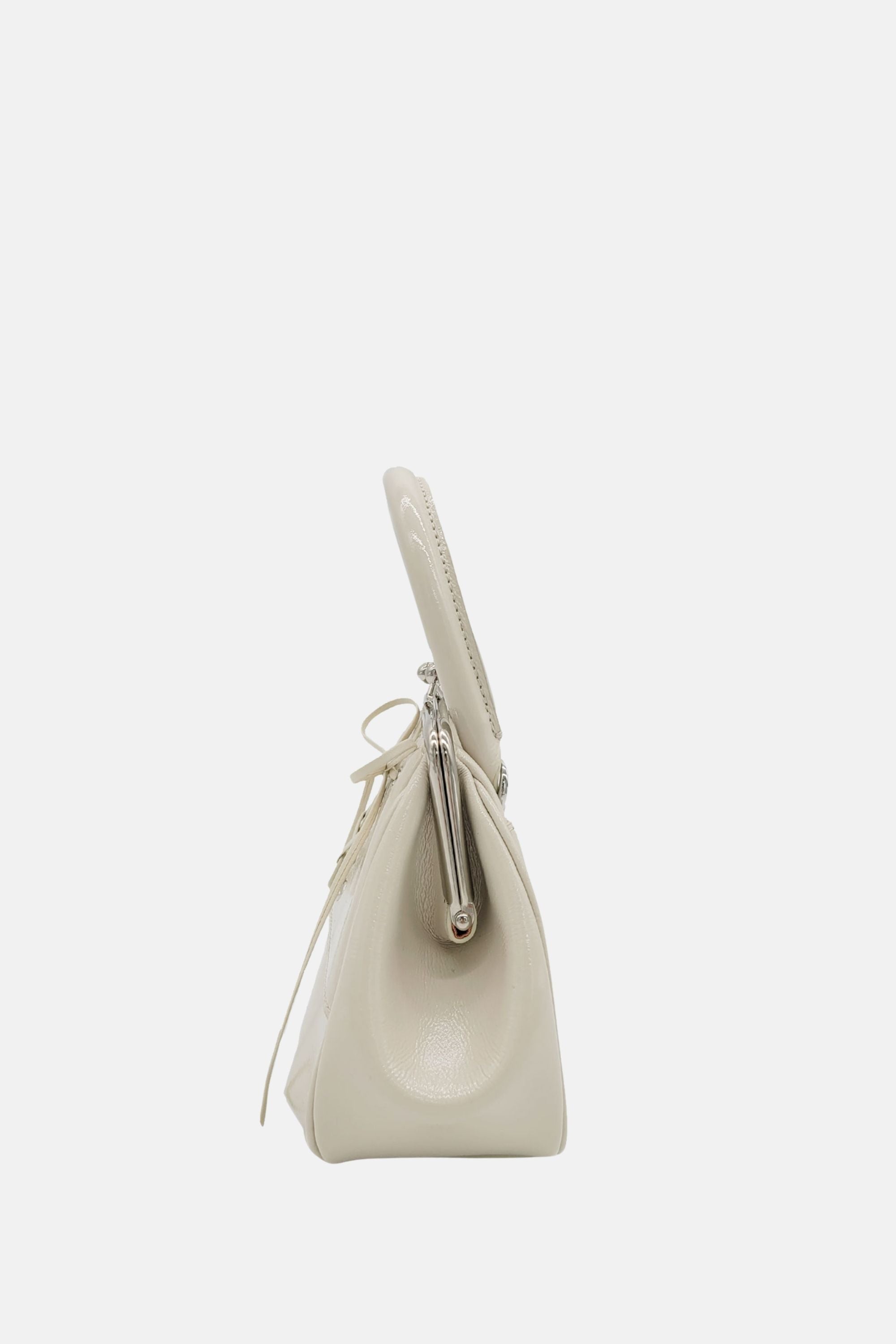 Oryany - Lace Up Mini Tote Bag Handbags - Ivory