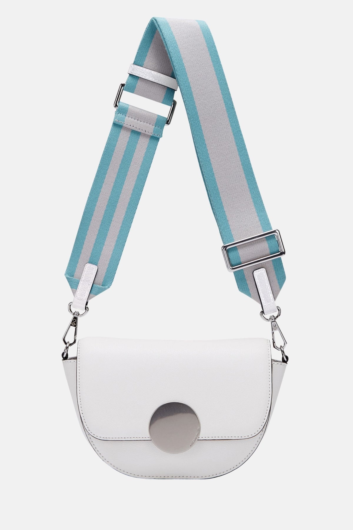 Oryany - Lottie Saddle Crossbody Small Handbags - Cloud Leather