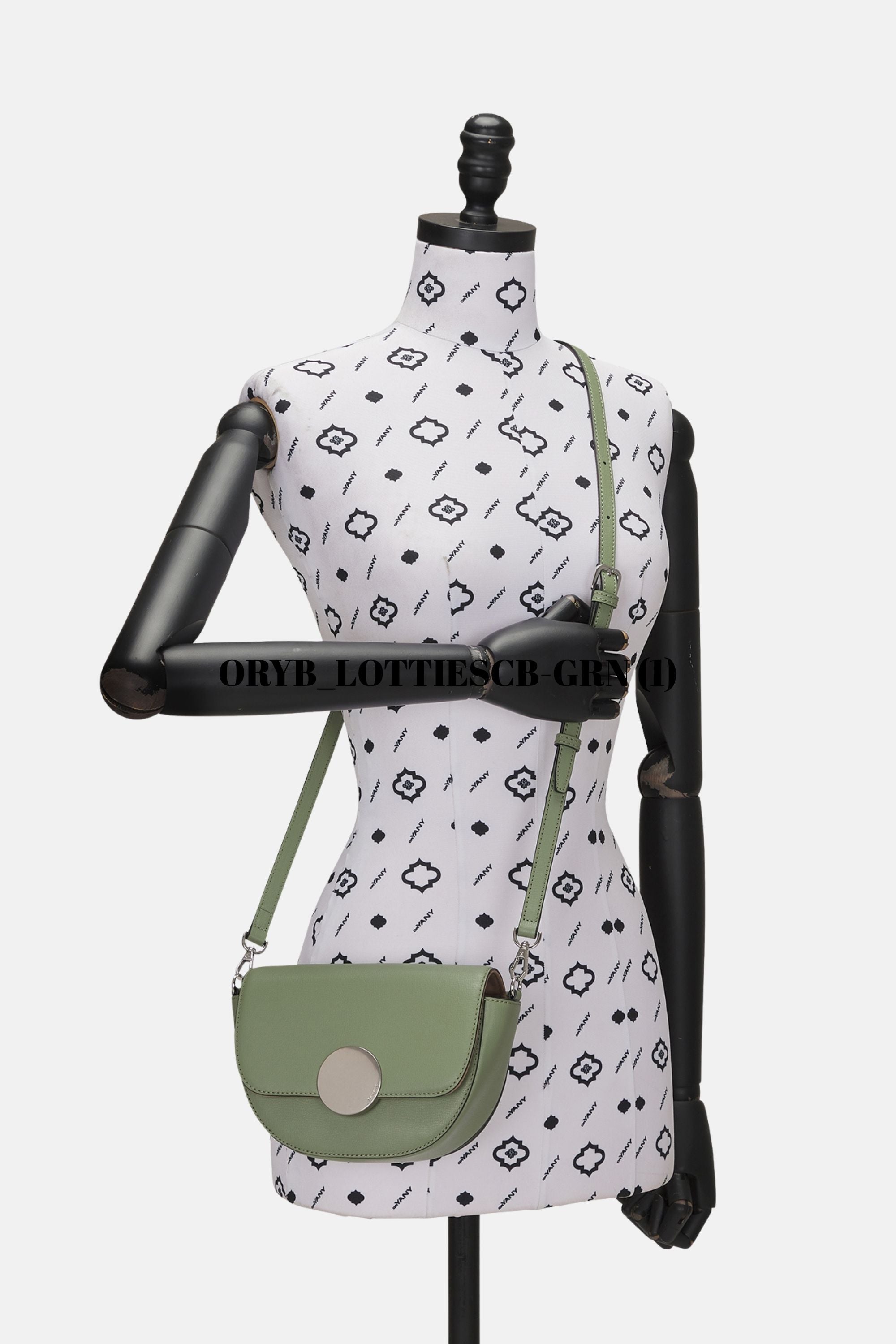 Oryany - Lottie Saddle Crossbody Small Handbags - Jade Green Leather