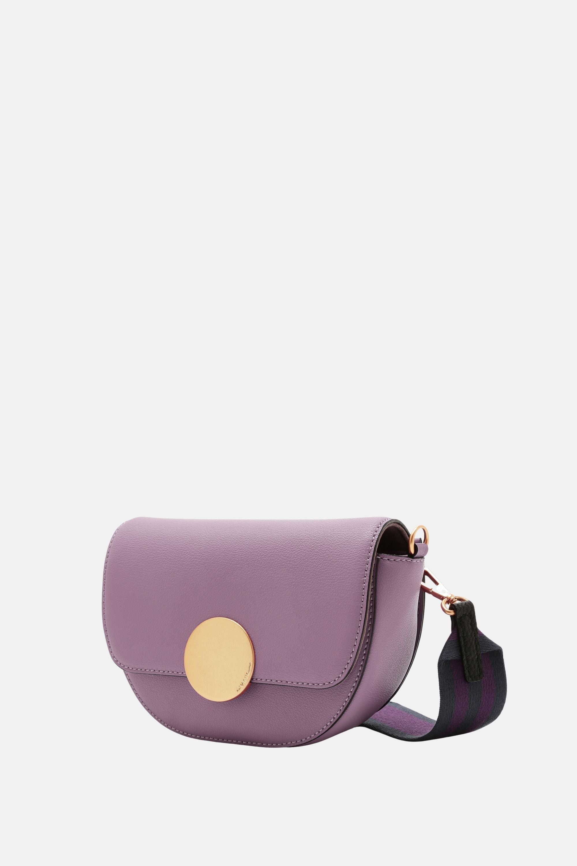 Oryany - Lottie Saddle Crossbody Small Handbags - Dusty Mauve Leather