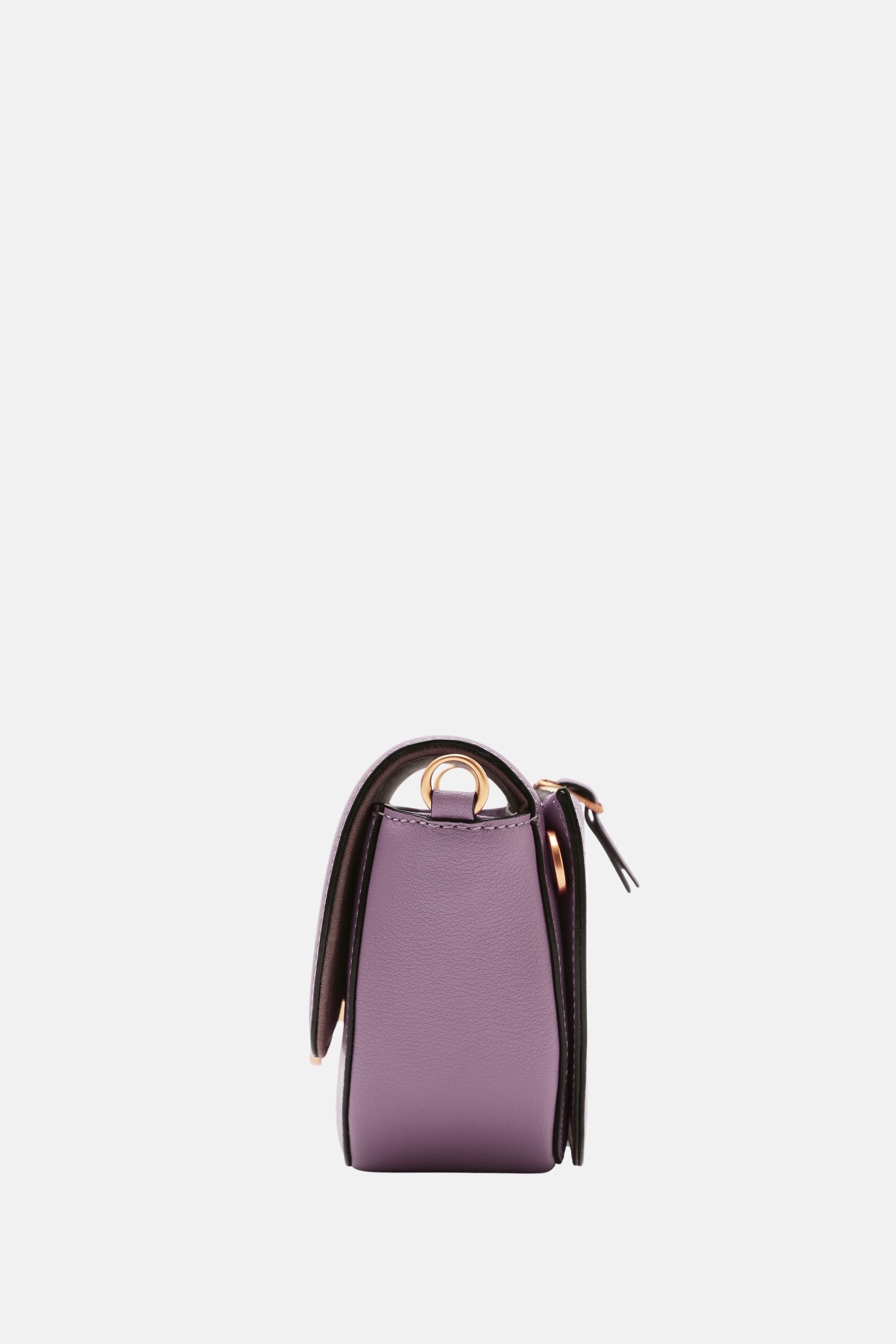Oryany - Lottie Saddle Crossbody Small Handbags - Dusty Mauve Leather