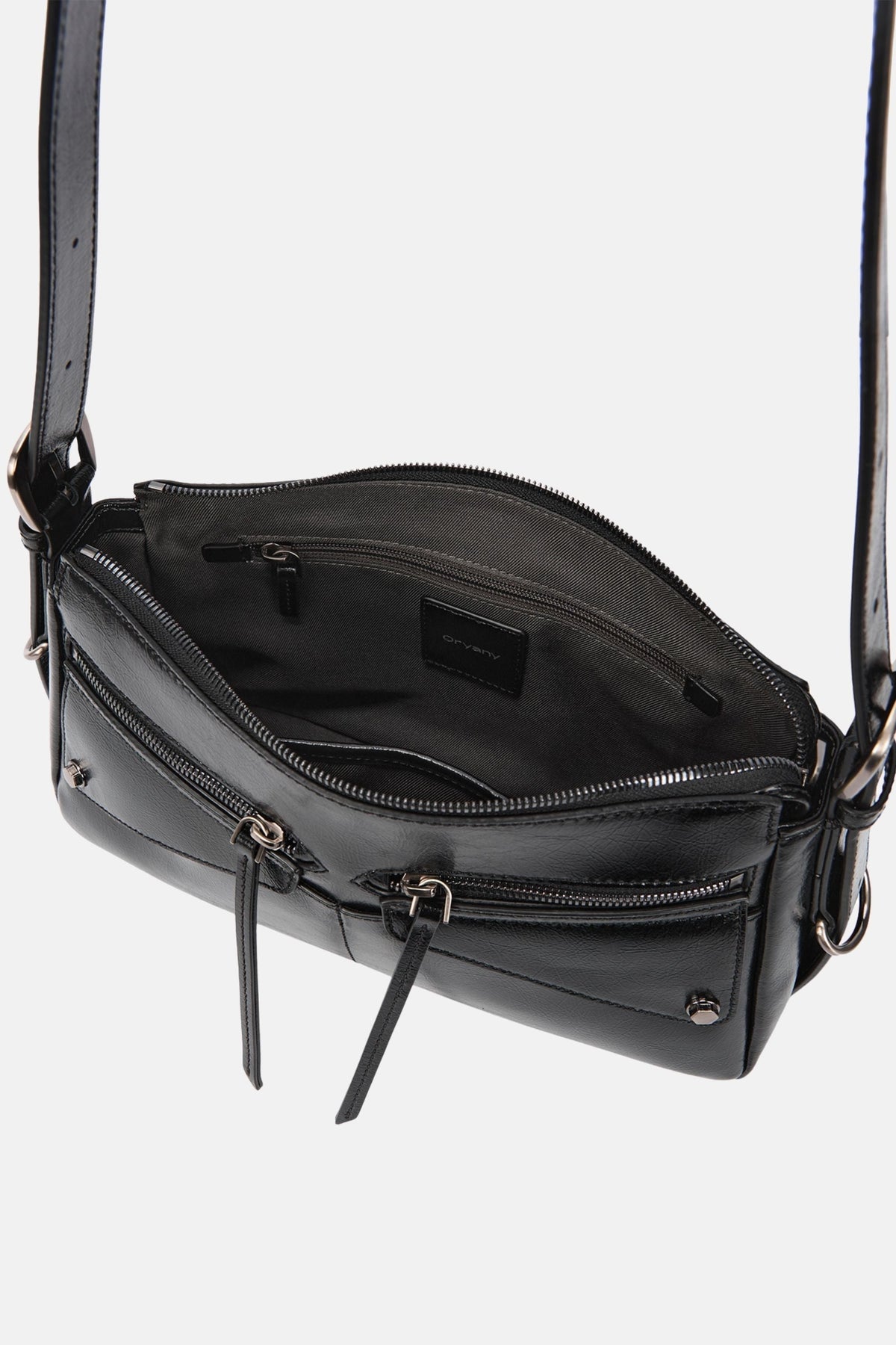Oryany - Moto Shoulder Medium Shoulder Bag Handbags - Black