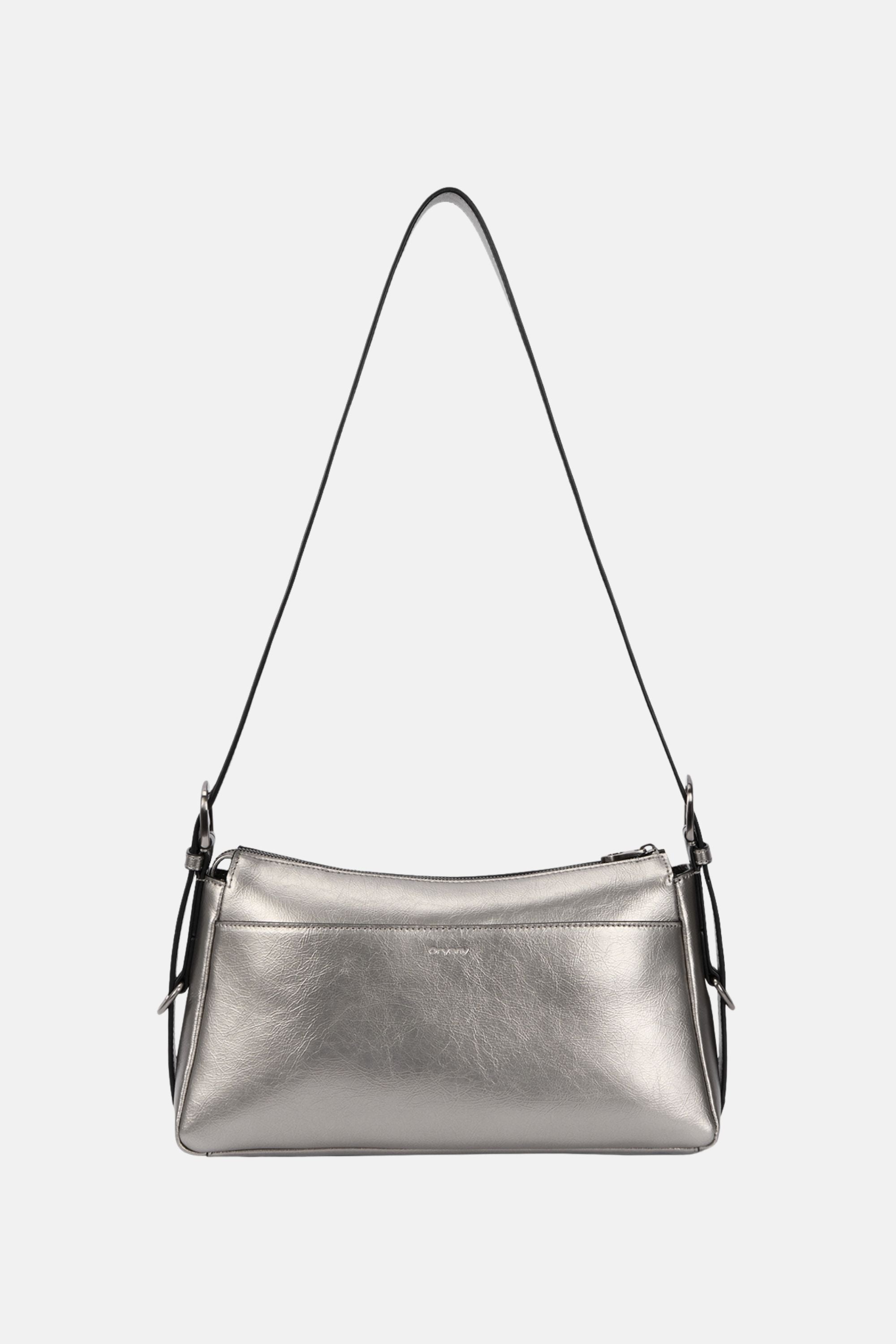 Oryany - Moto Shoulder Medium Should Bag Handbags - Pewter