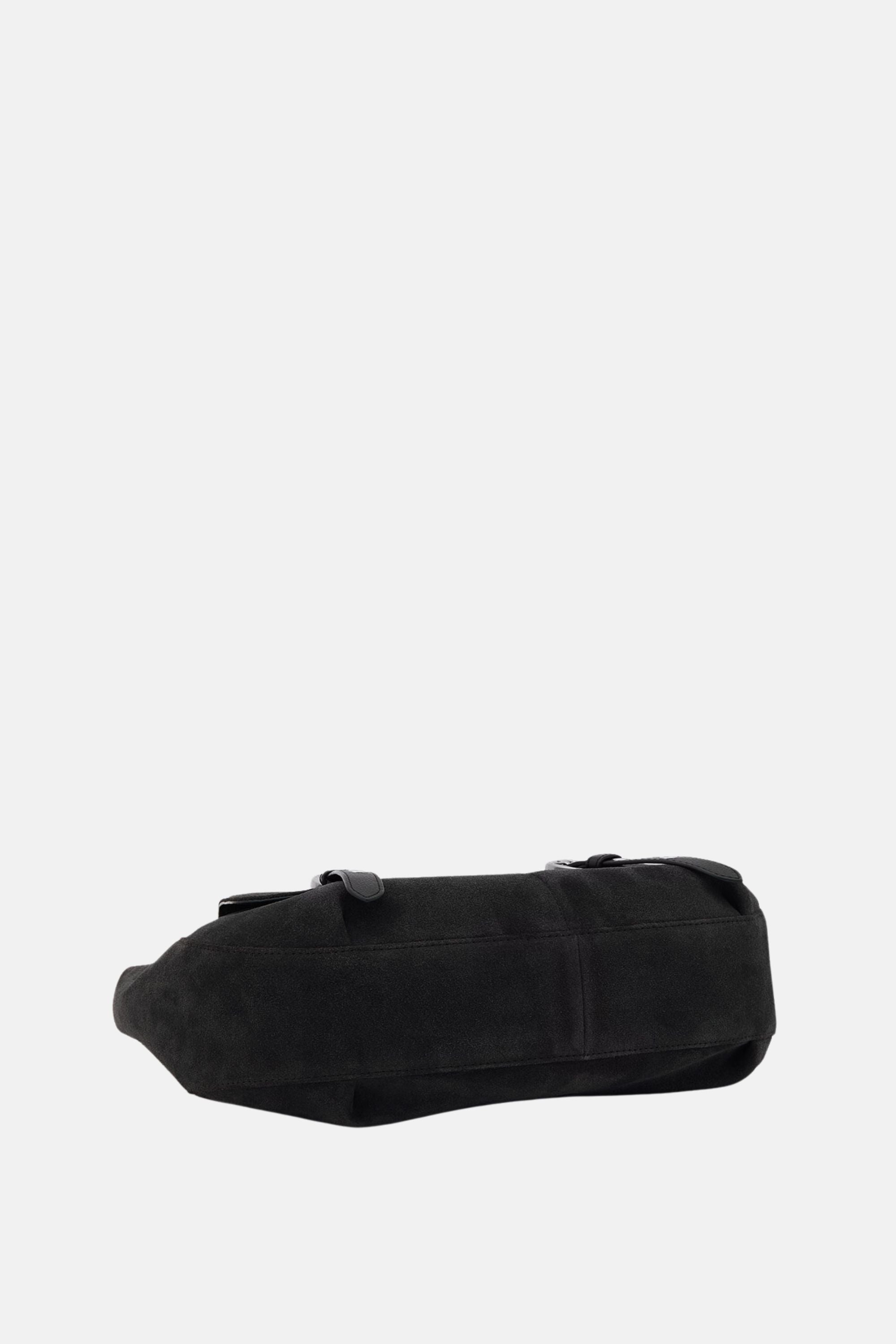 Oryany - Rodeo Shoulder - Medium Shoulder Bag - Dark Blue Suede