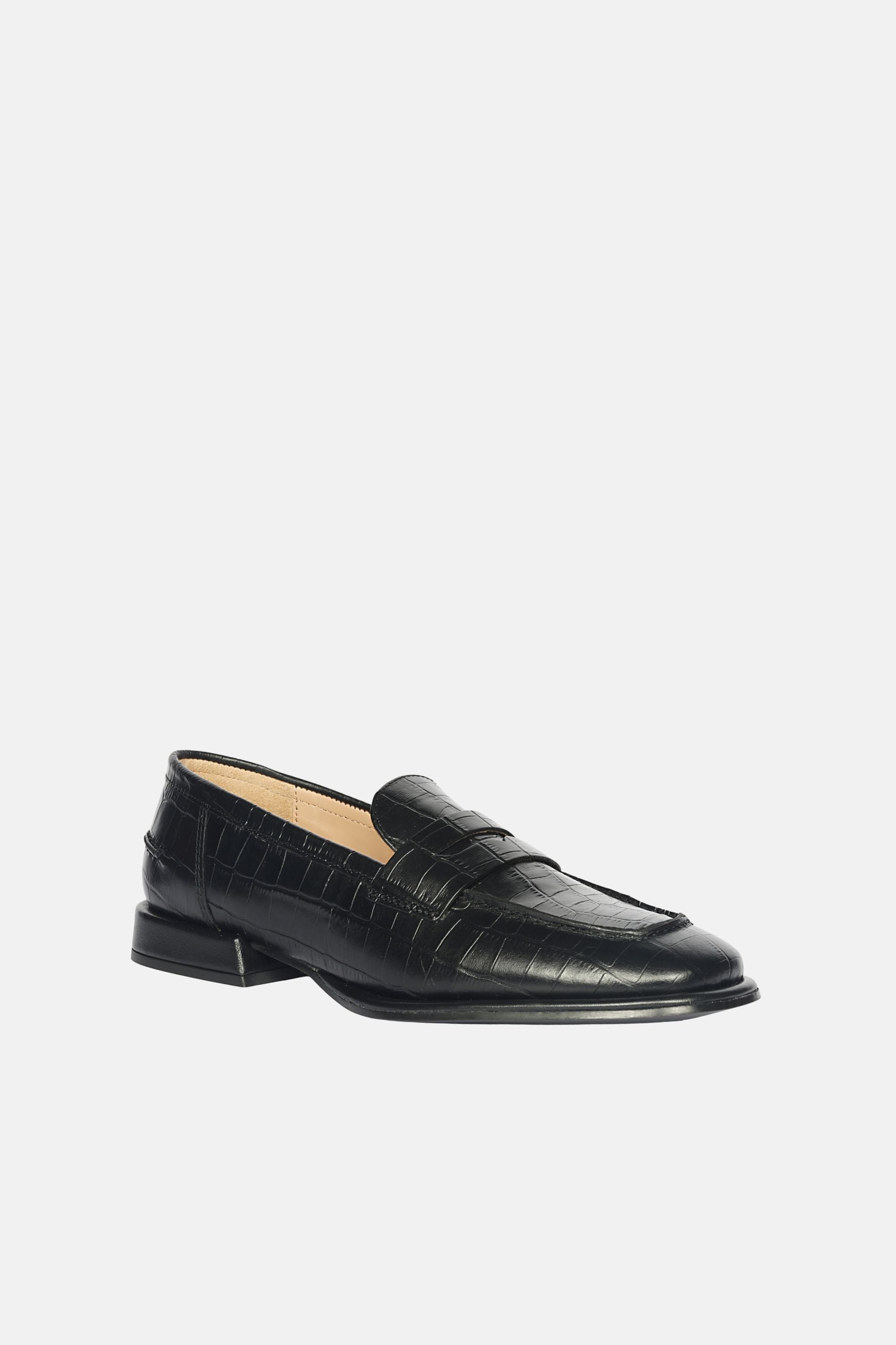 Saint G - Carla Croco - Heel Loafers
