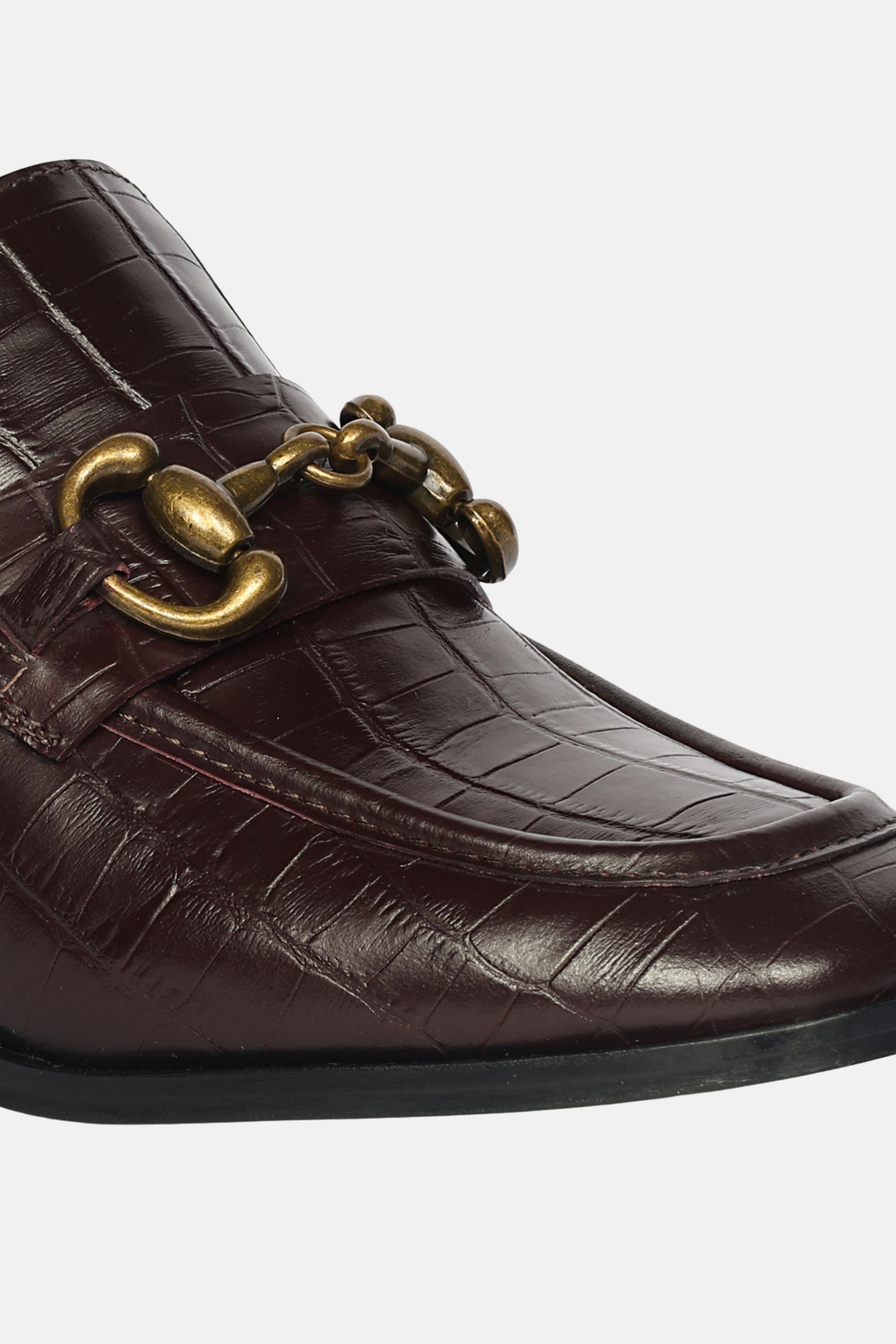 Saint G - Isha Croco - Heeled Loafers