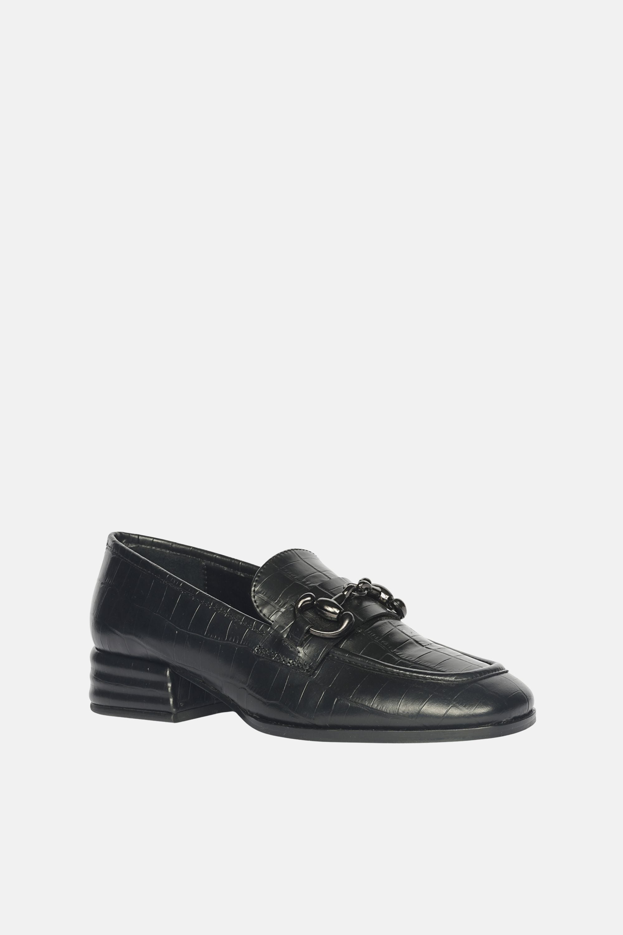 Saint G - Jacqueline Croco - Heeled Loafers