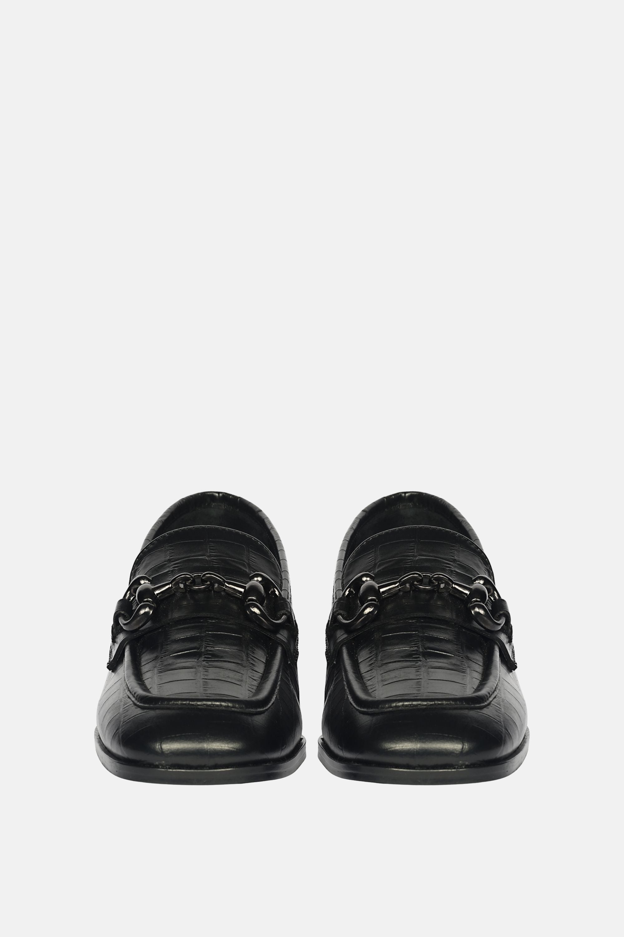 Saint G - Jacqueline Croco - Heeled Loafers