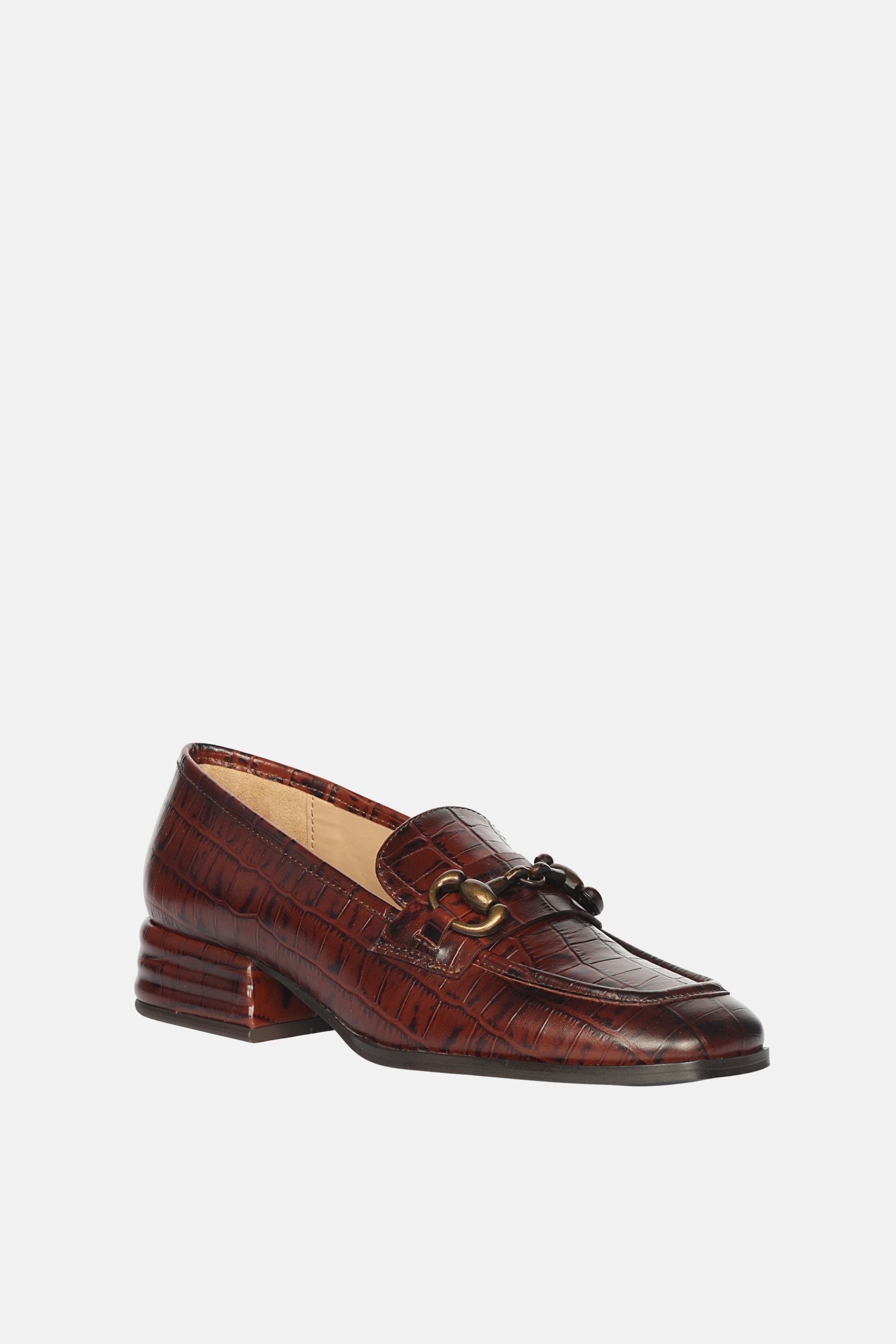 Saint G - Jacqueline Croco - Heeled Loafers